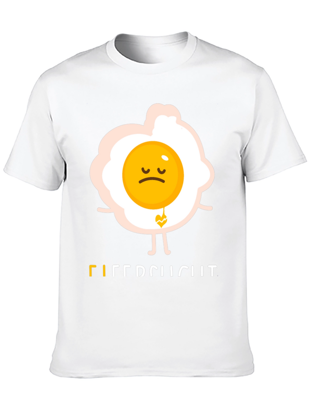 Sad Egg Graphic Tee - Unique Humor T-Shirt