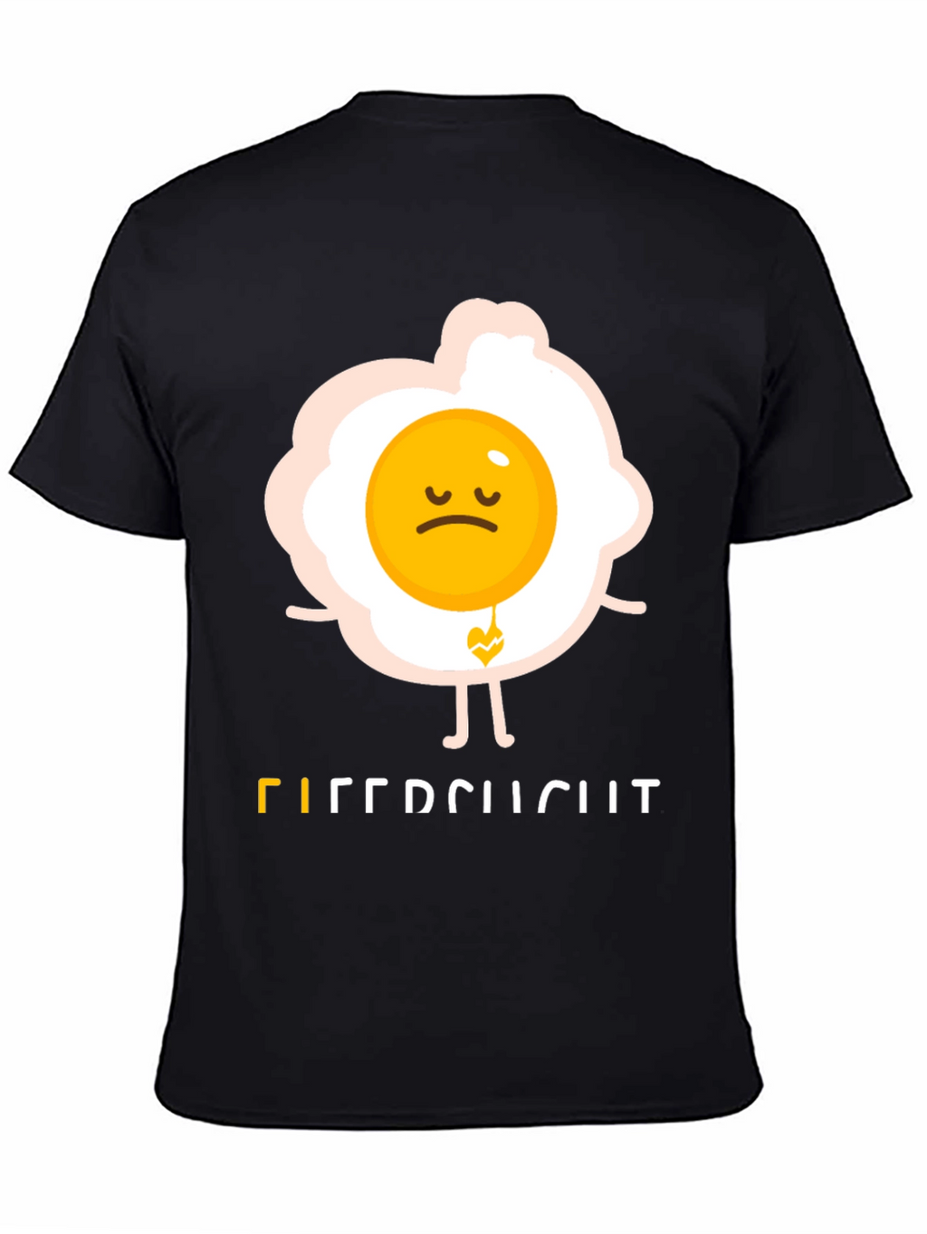 Sad Egg Graphic Tee - Unique Humor T-Shirt
