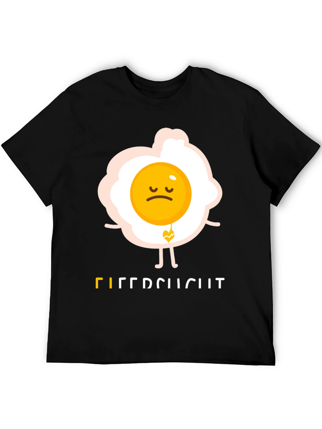 Sad Egg Graphic Tee - Unique Humor T-Shirt