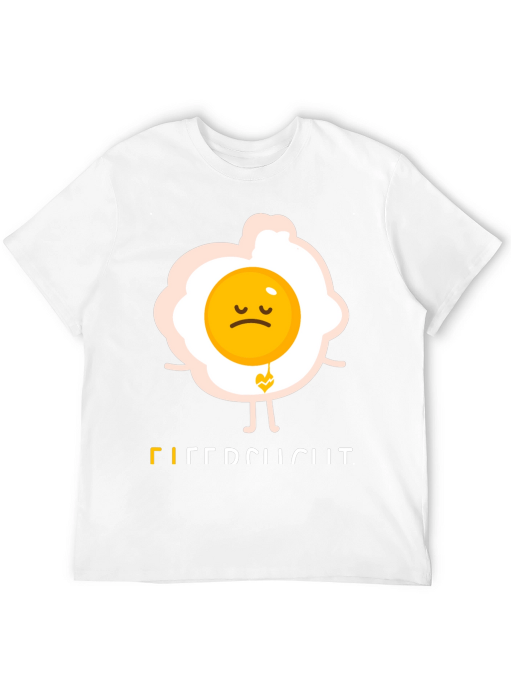 Sad Egg Graphic Tee - Unique Humor T-Shirt