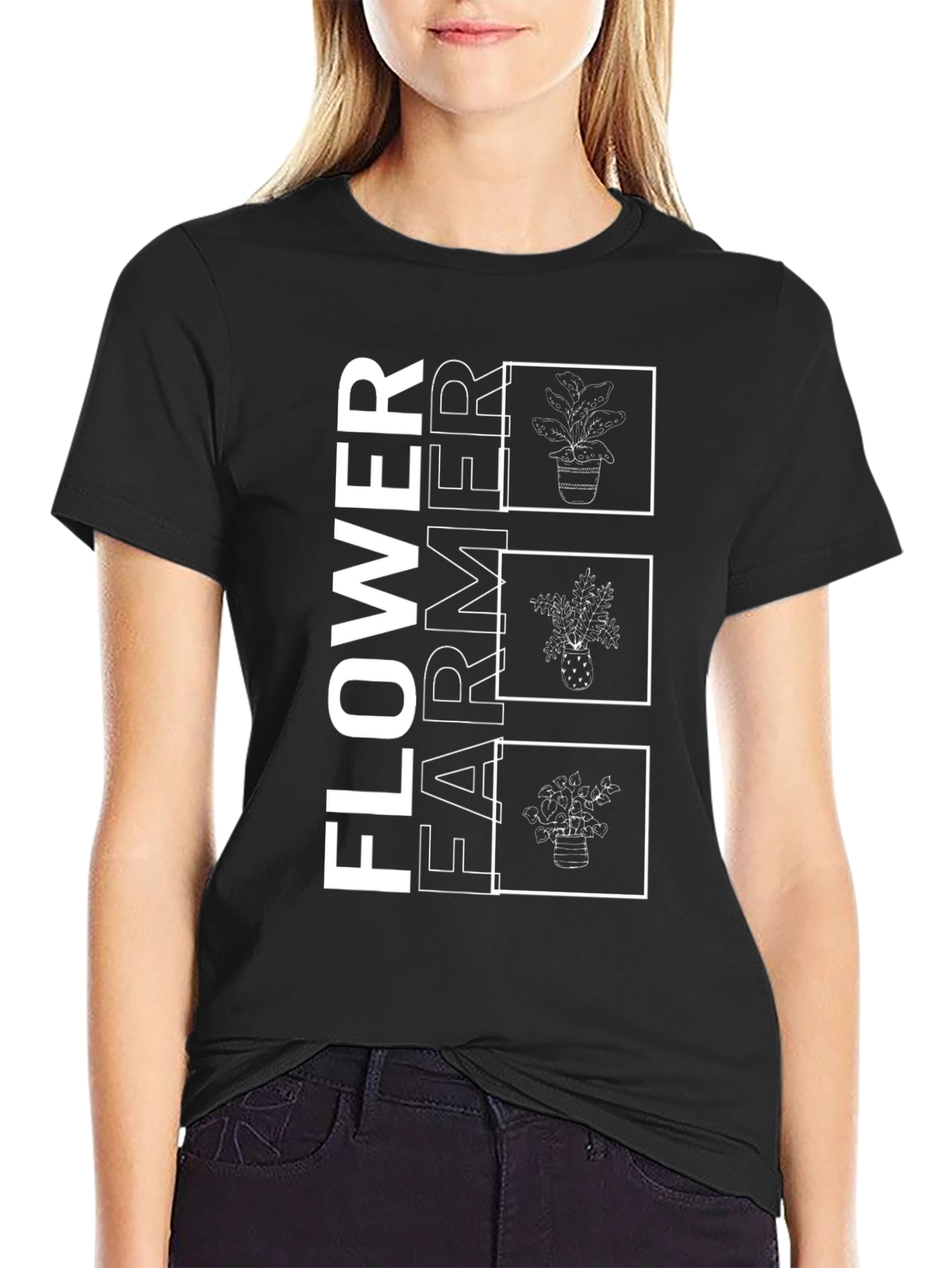 Flower Farmer Graphic T-Shirt
