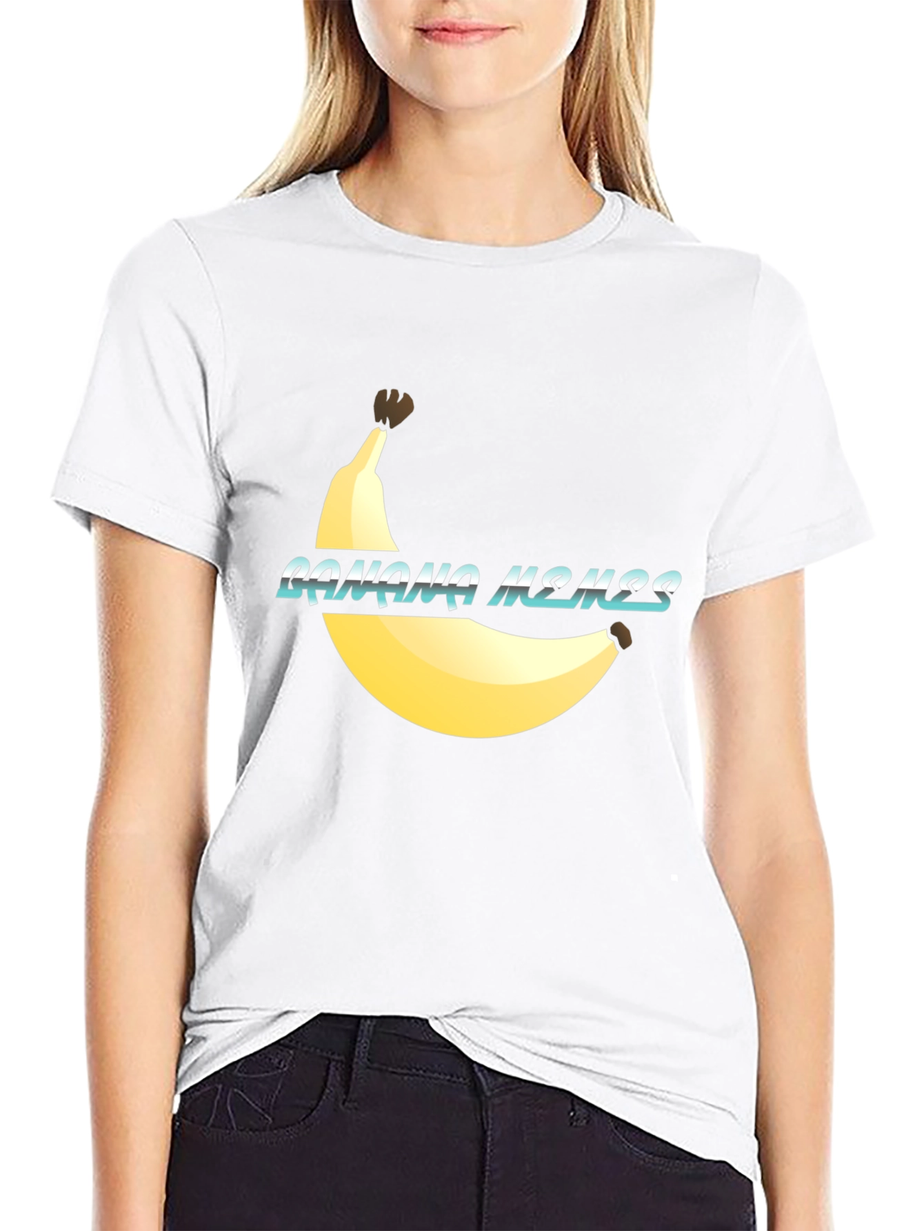 Banana Memes Graphic Tee - Funny Casual Wear