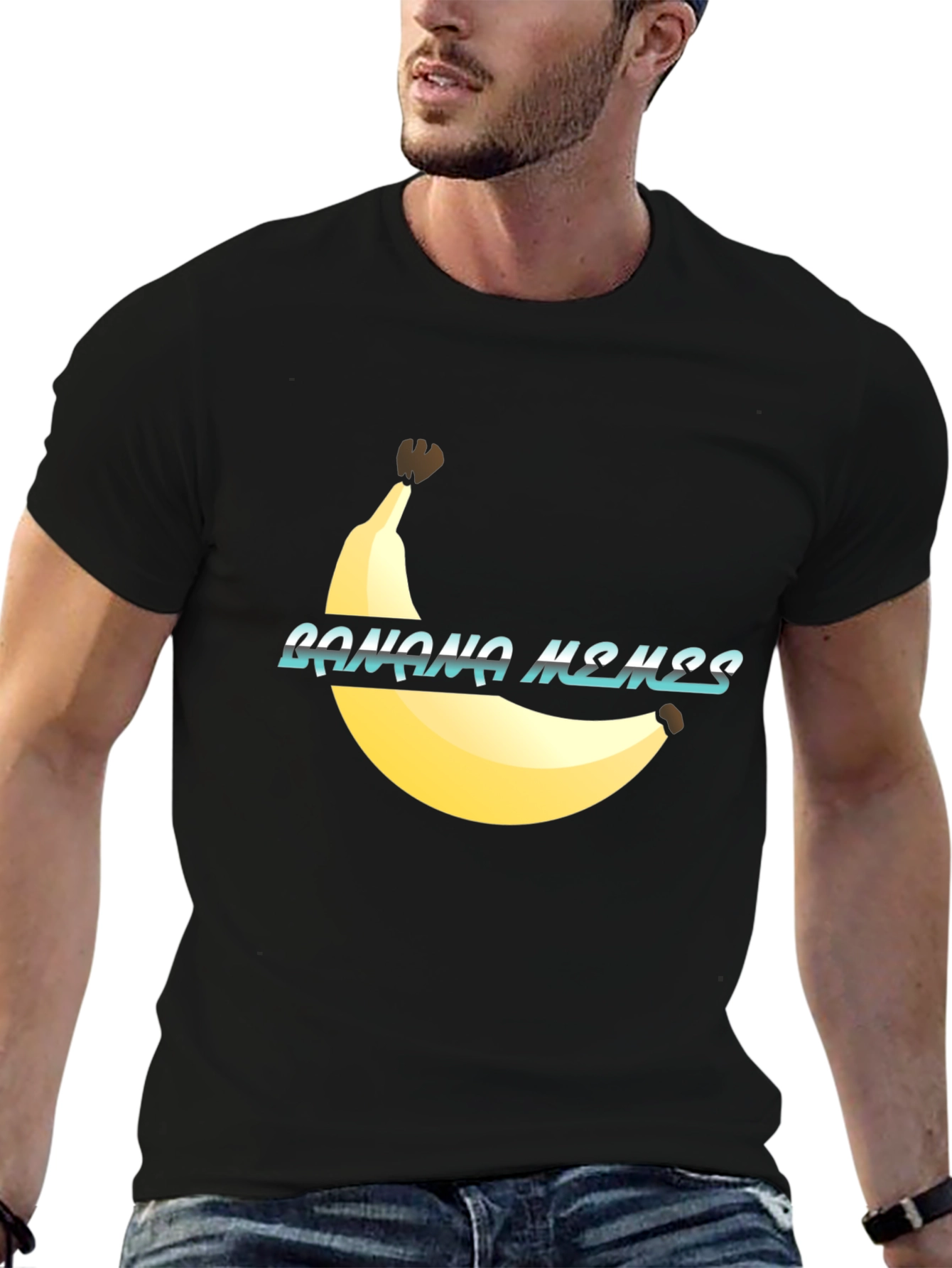 Banana Memes Graphic Tee - Funny Casual Wear