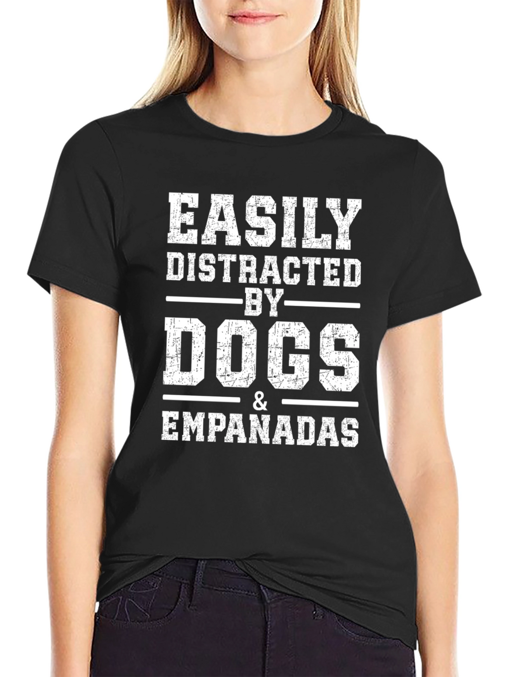 Easily Distracted By Dogs & Empanadas T-Shirt