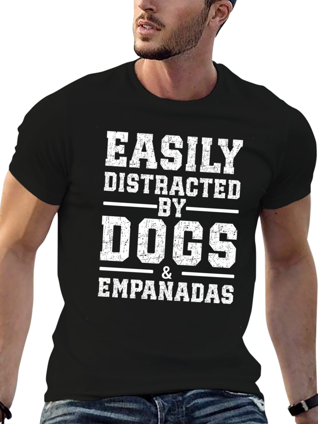 Easily Distracted By Dogs & Empanadas T-Shirt