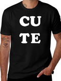 Cute Slogan Graphic T-Shirt - Stylish Casual Wear