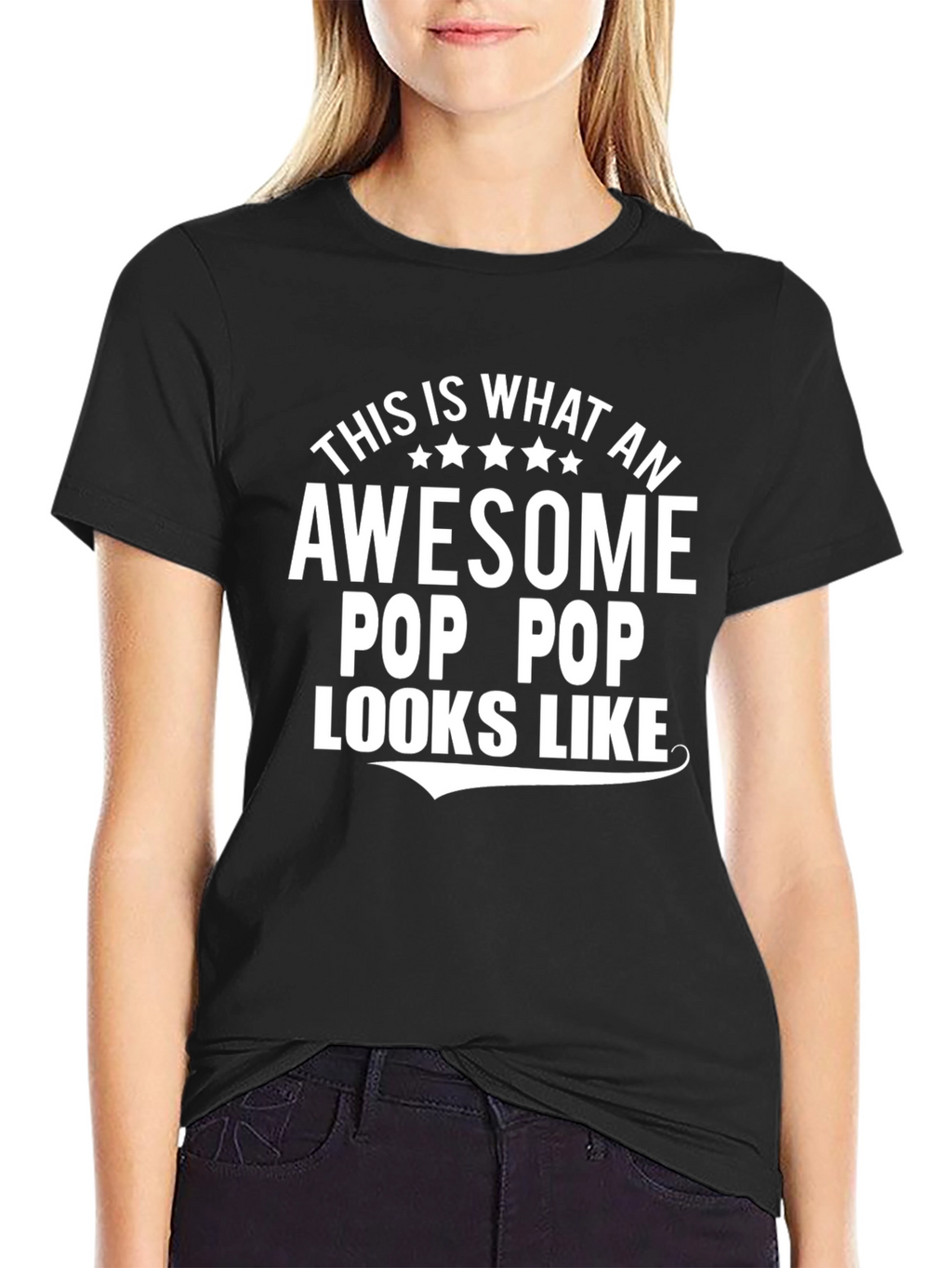 Awesome Pop Pop T-Shirt: Gift for Grandfathers