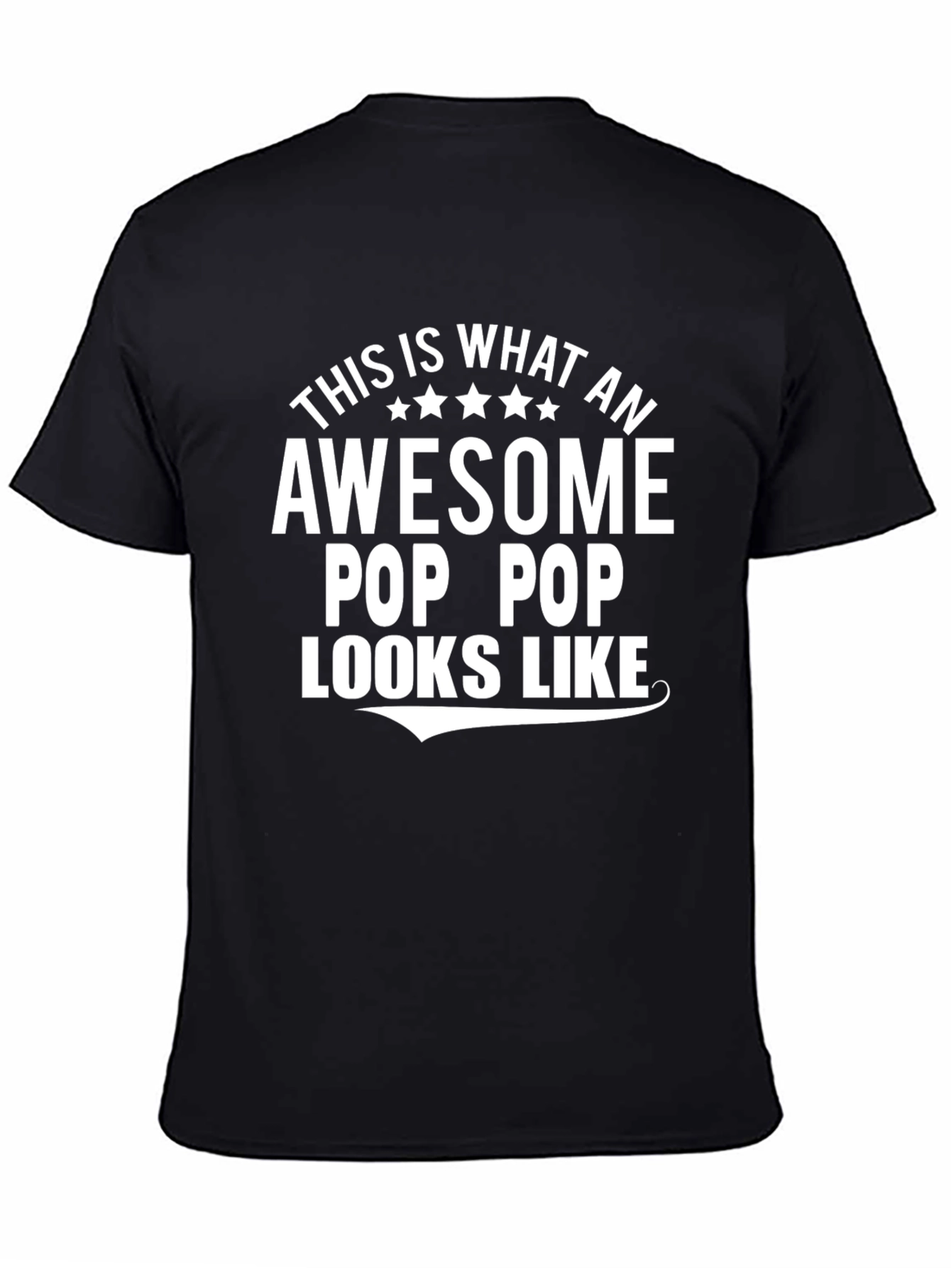 Awesome Pop Pop T-Shirt: Gift for Grandfathers
