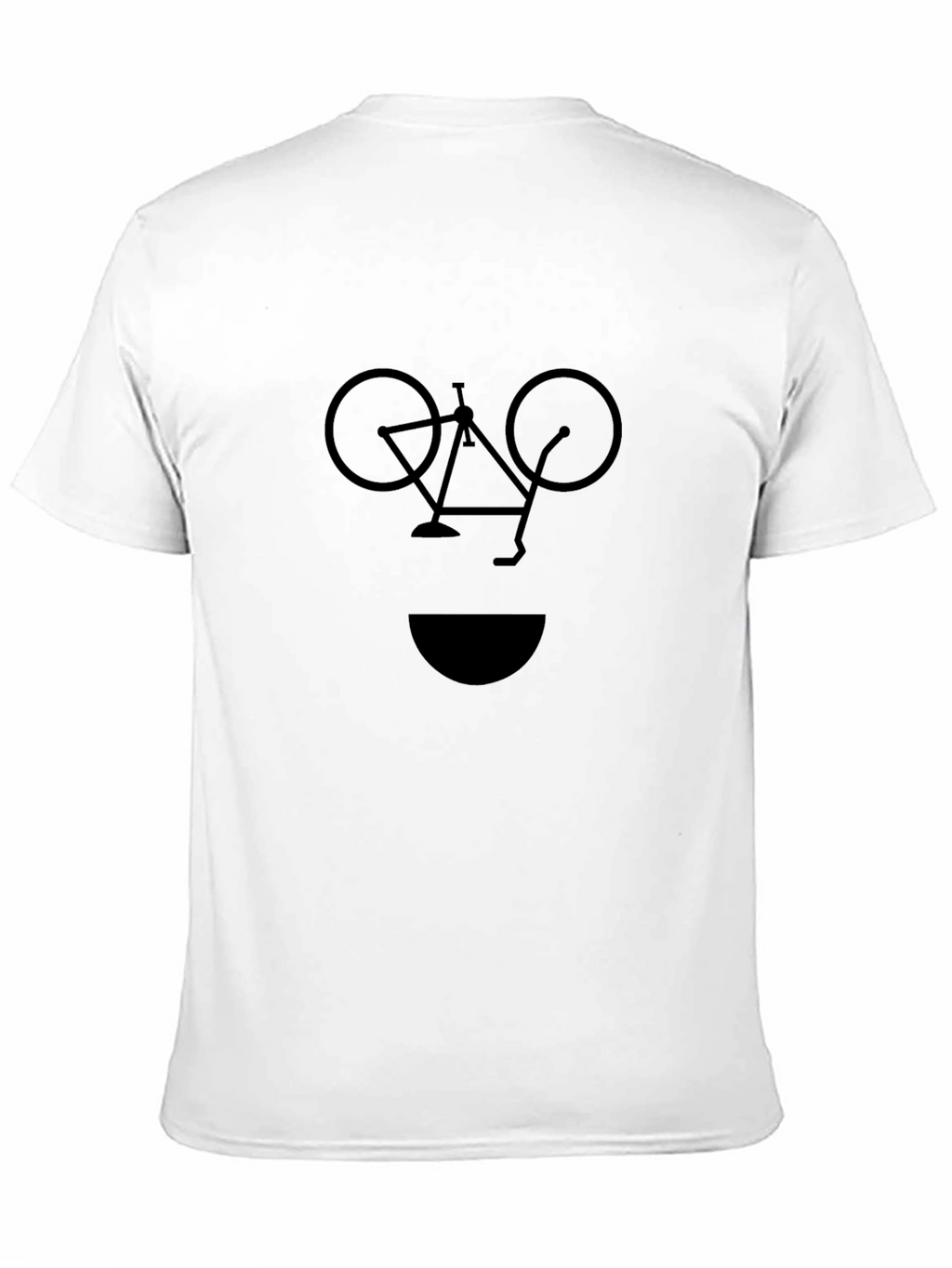 Bicycle Smile Black Graphic Tee