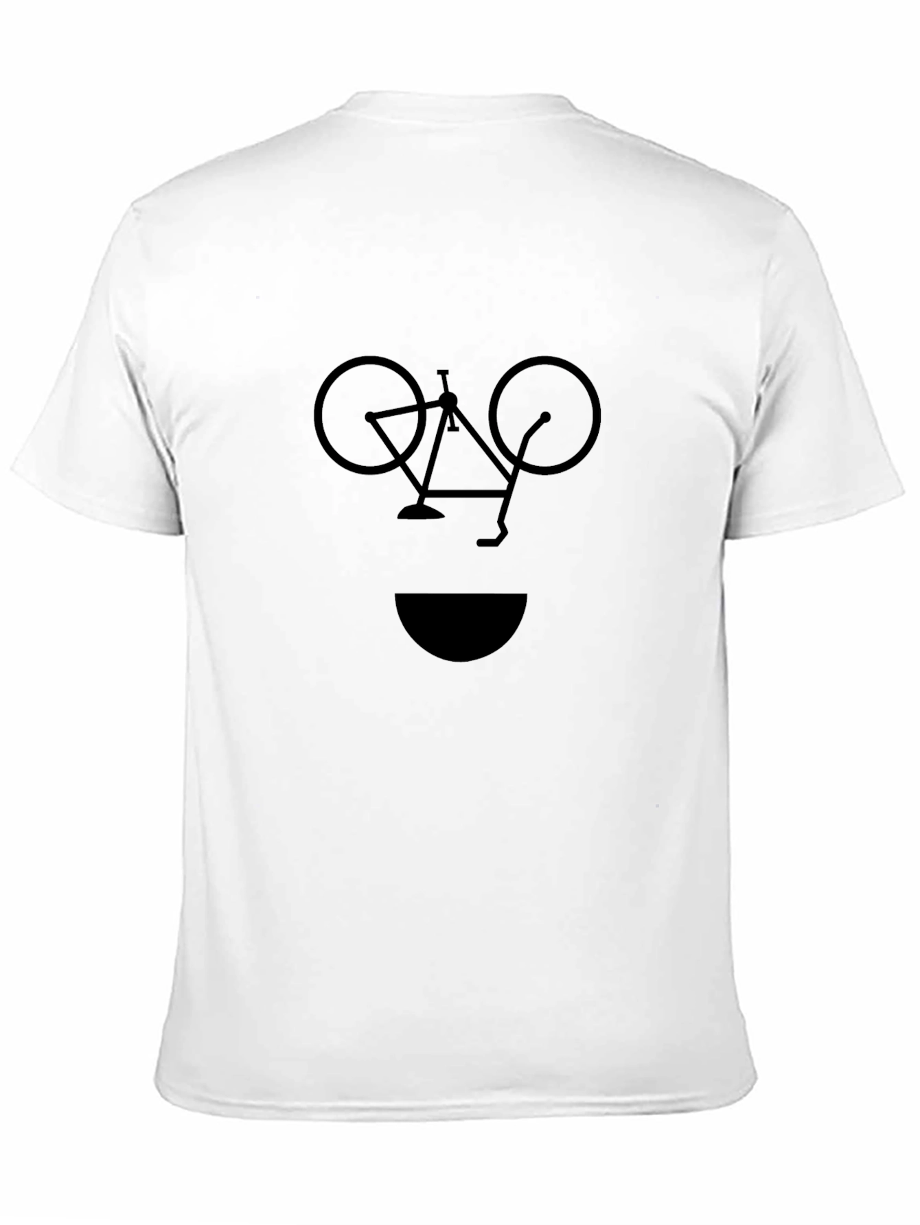 Bicycle Smile Black Graphic Tee