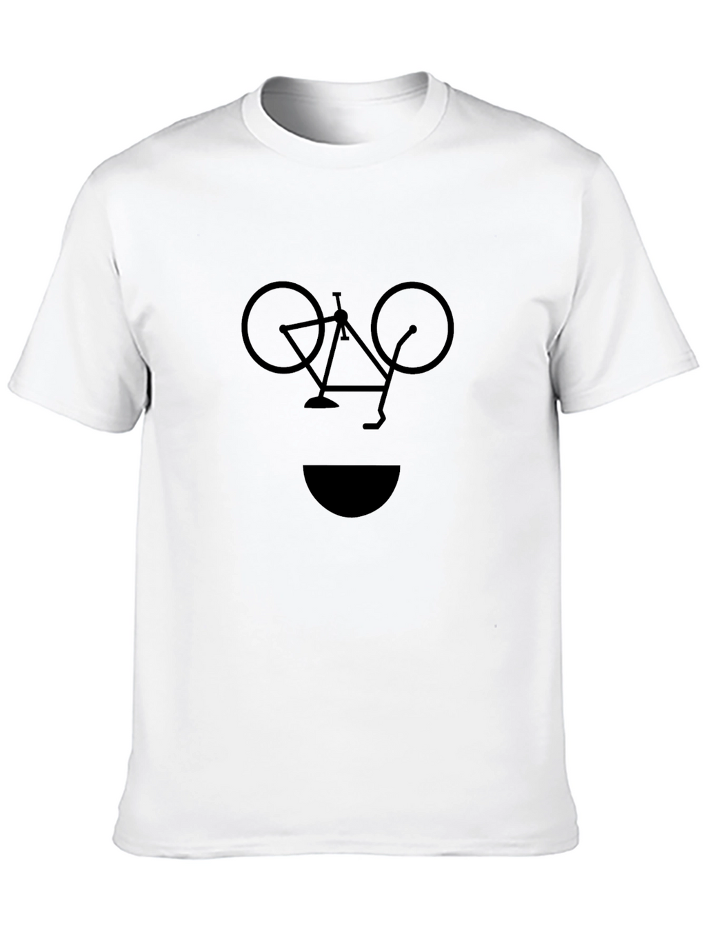 Bicycle Smile Black Graphic Tee