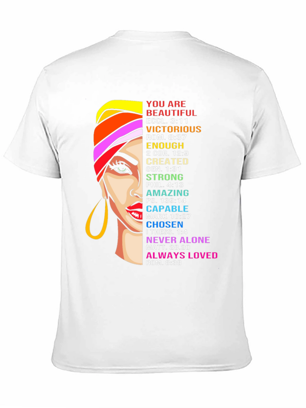 Inspirational Womans Graphic Tee - Religious Faith