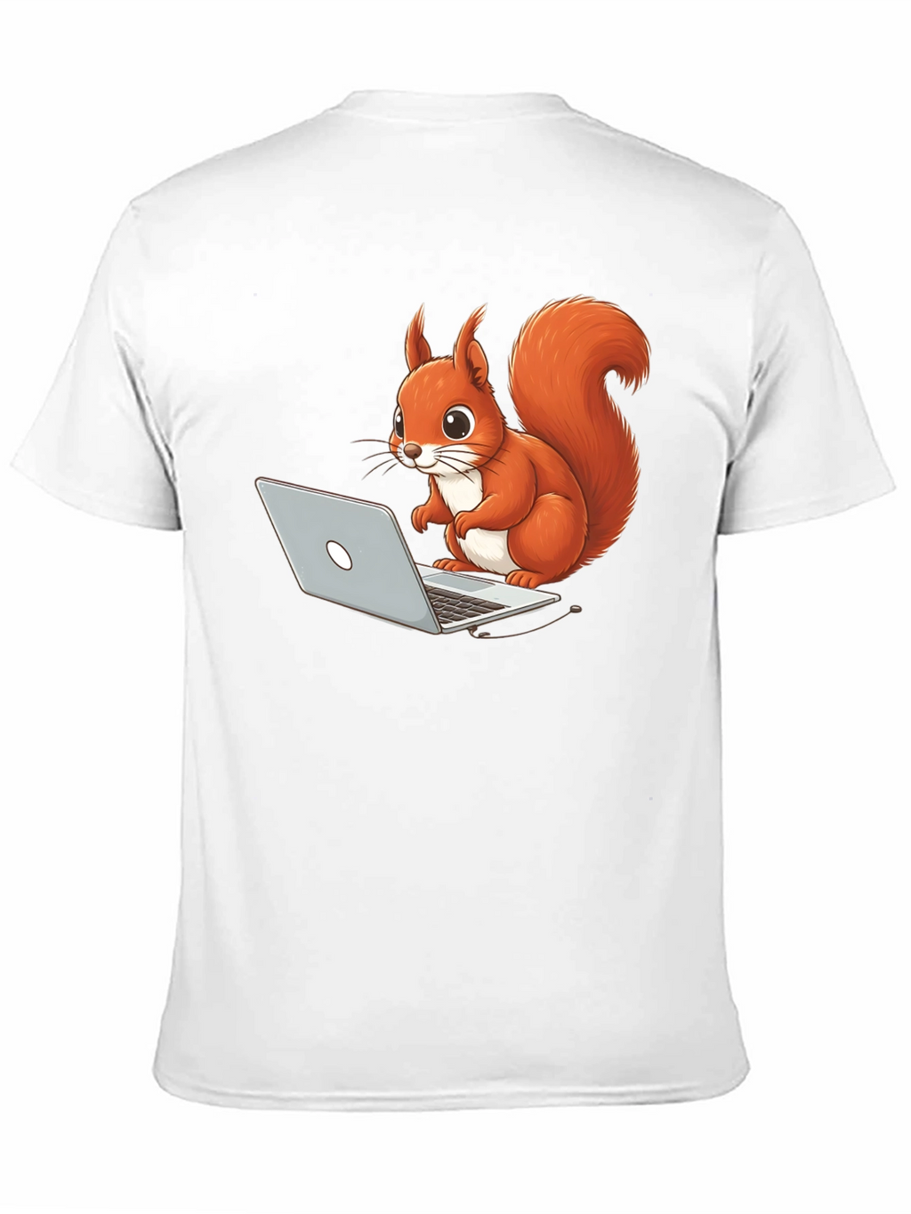 Squirrel Programmer Black T-Shirt