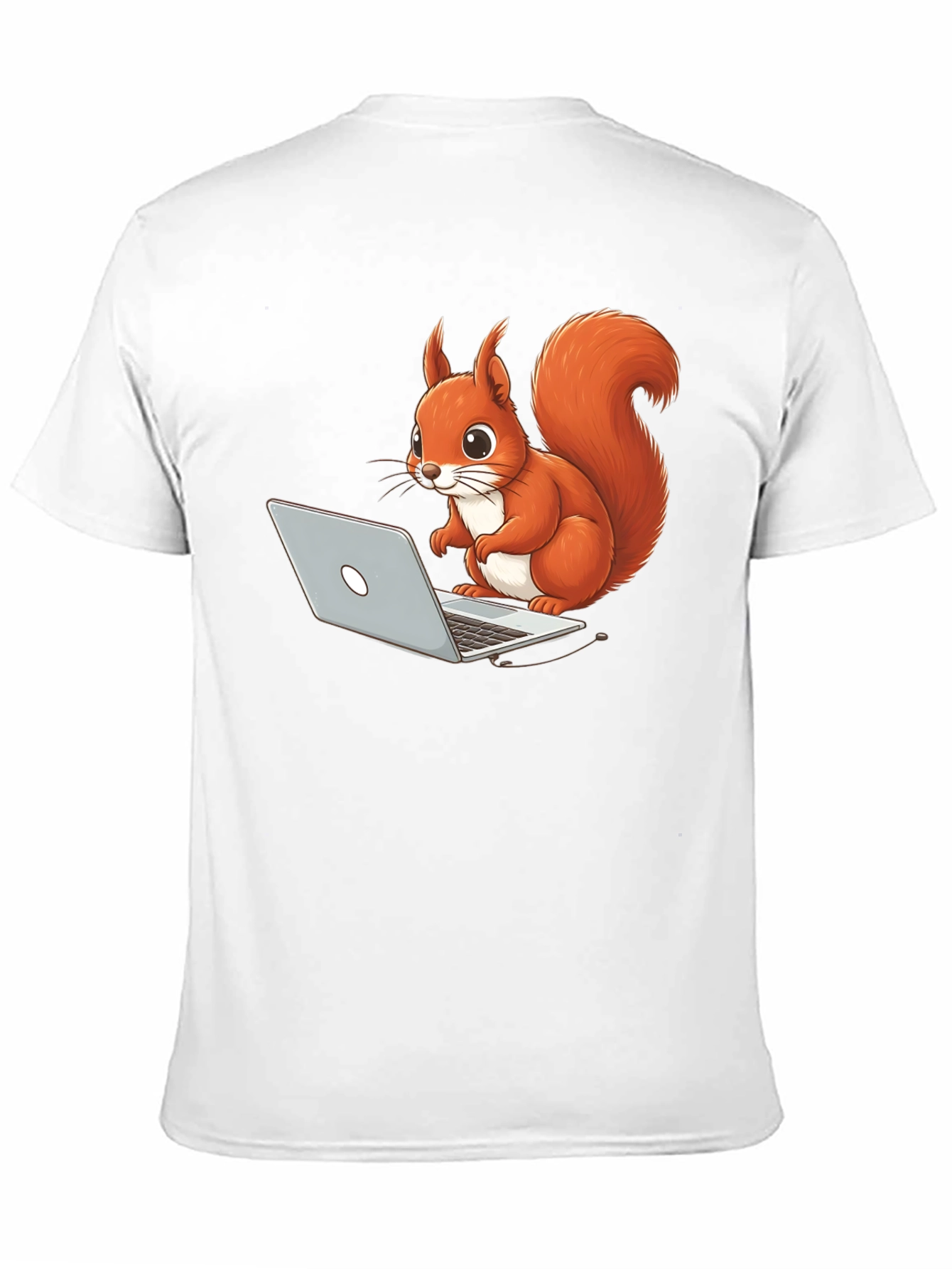 Squirrel Programmer Black T-Shirt