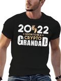 Crypto Grandad 2022 Black Graphic T-Shirt