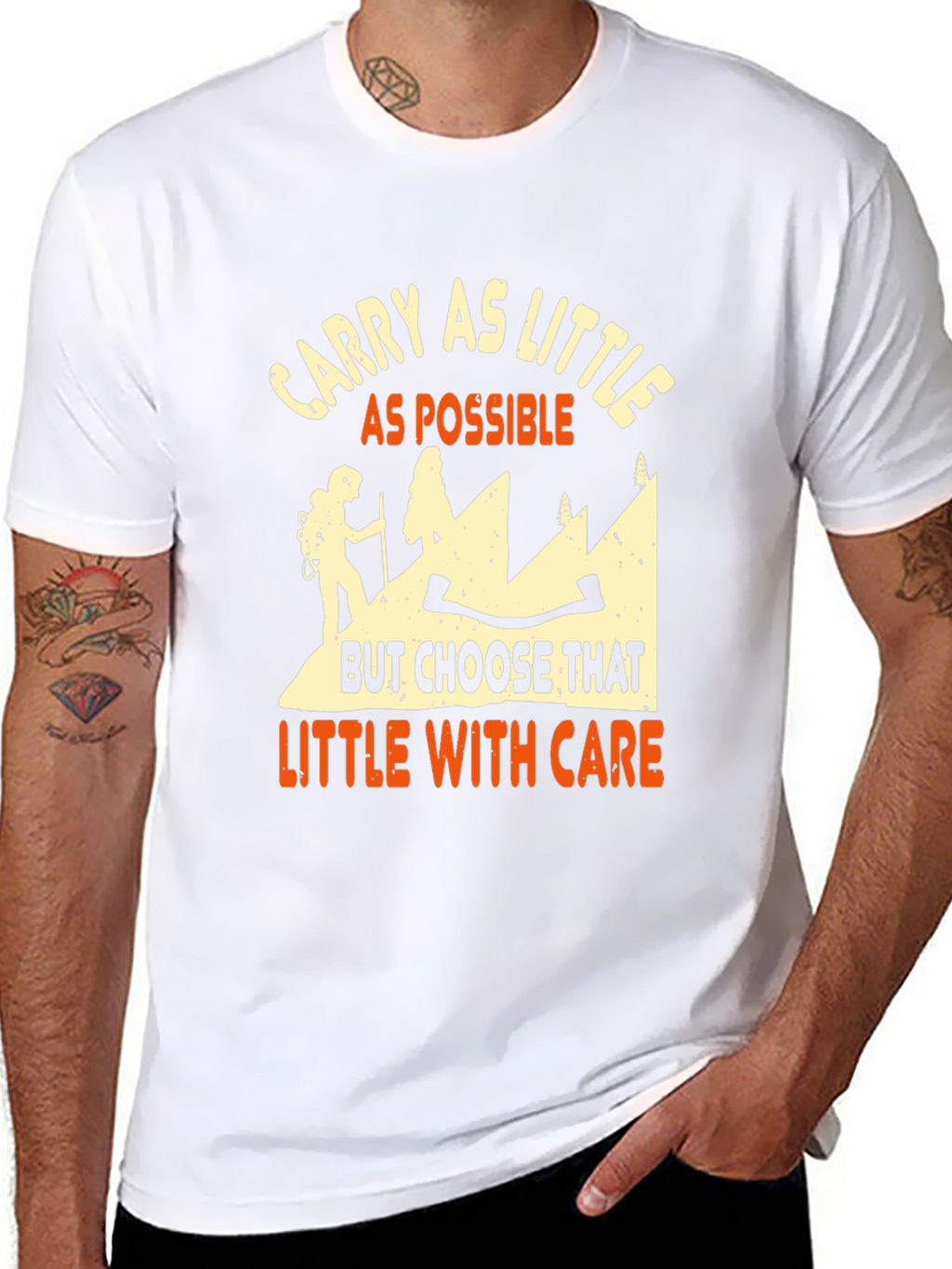 Carry As Little As Possible Hiking T-Shirt
