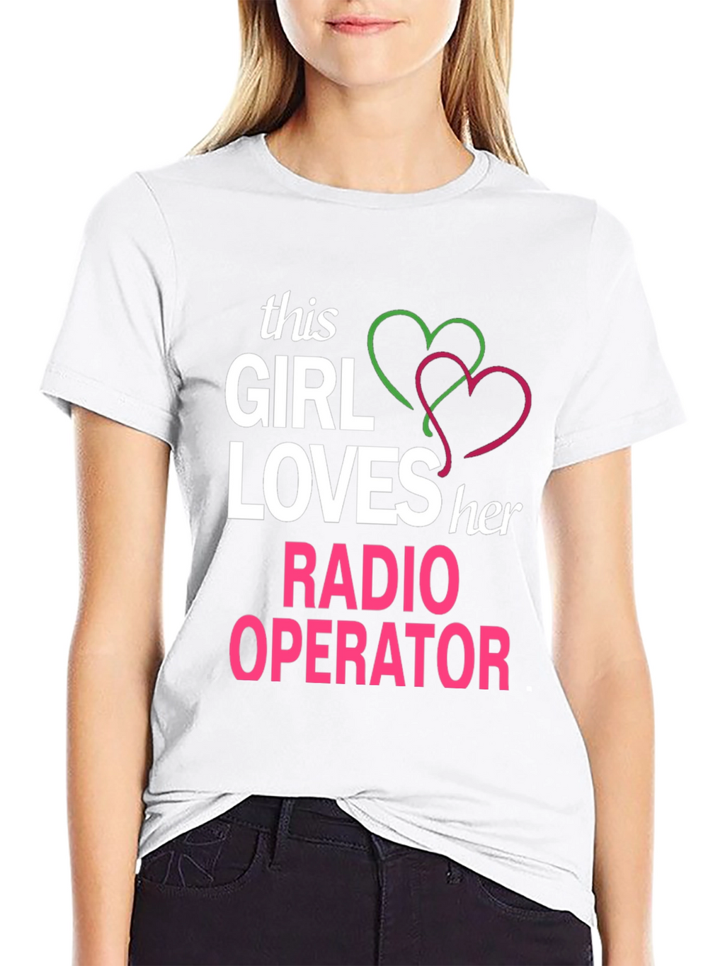 Girl Loves Radio Operator T-Shirt
