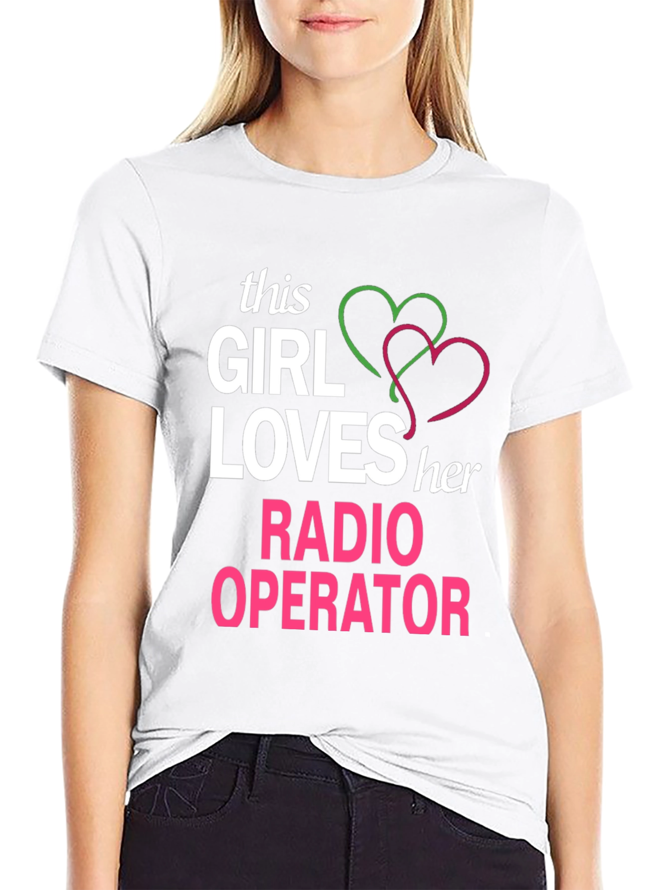Girl Loves Radio Operator T-Shirt