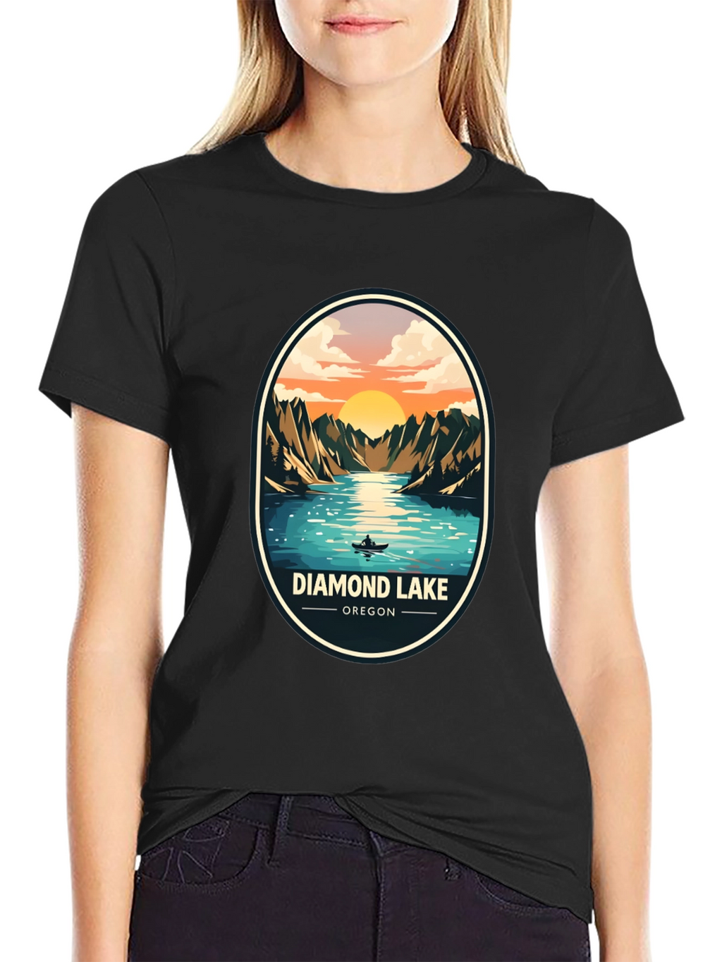 Diamond Lake Oregon Graphic Tee - Nature T-Shirt