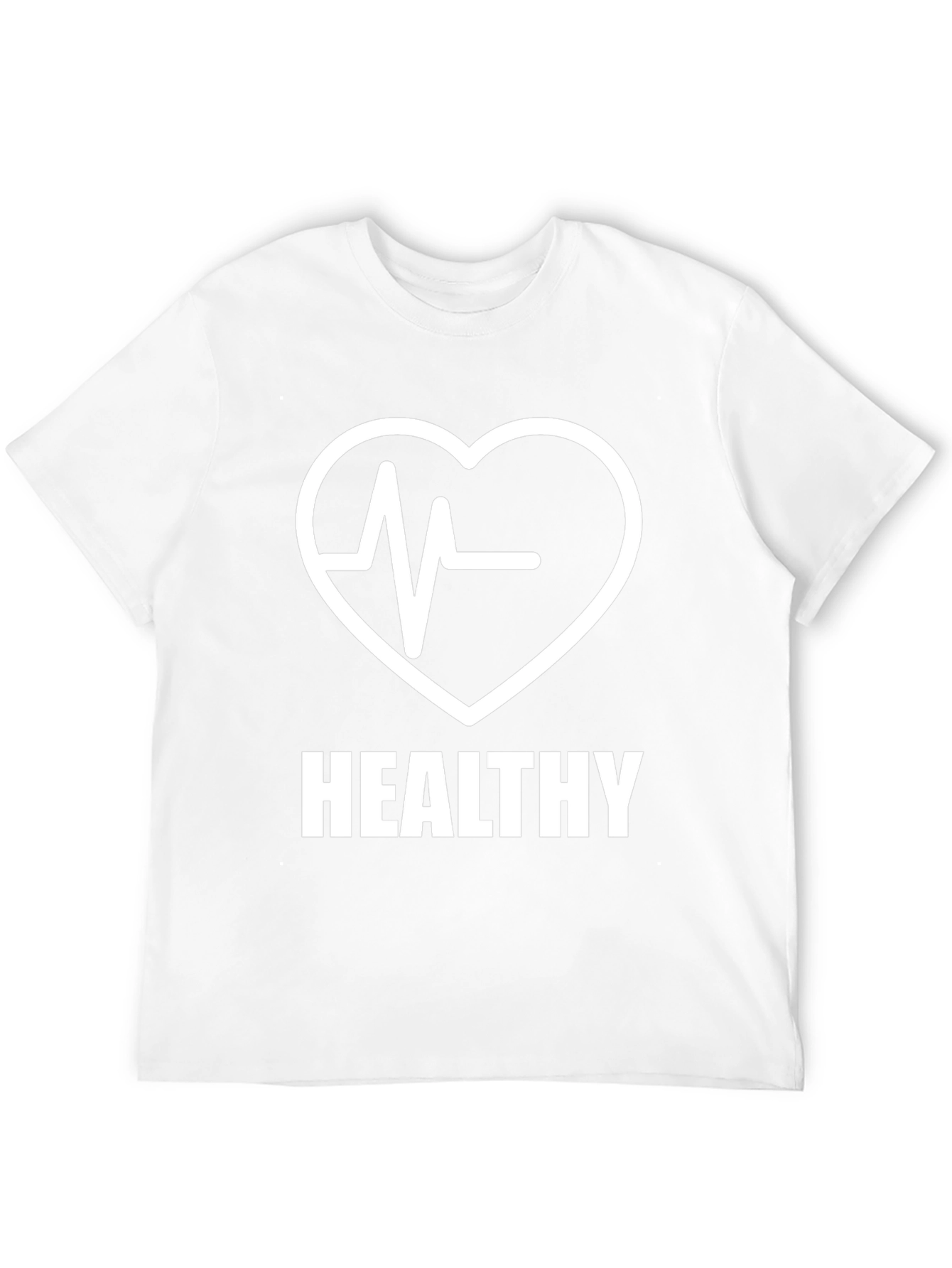Healthy Heartbeat Graphic T-Shirt - Black