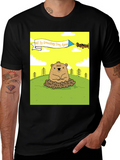 Groundhog Day T-Shirt - Funny Cartoon Graphic Tee
