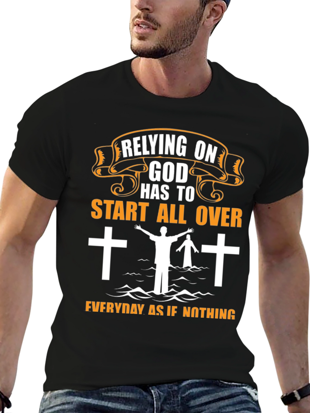 Relying on God Graphic T-Shirt