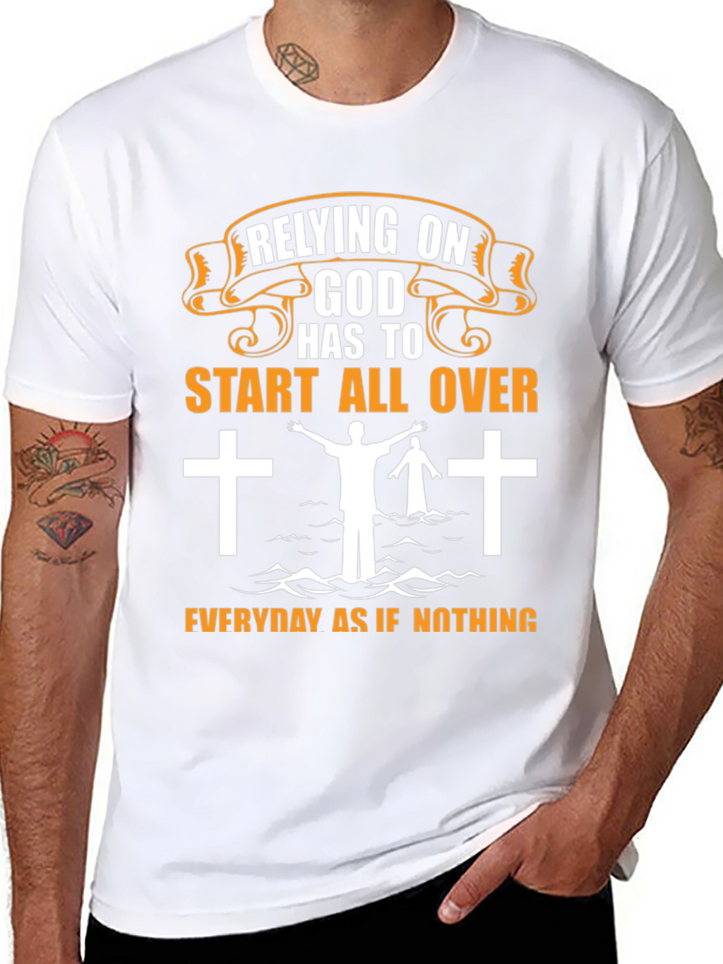 Relying on God Graphic T-Shirt