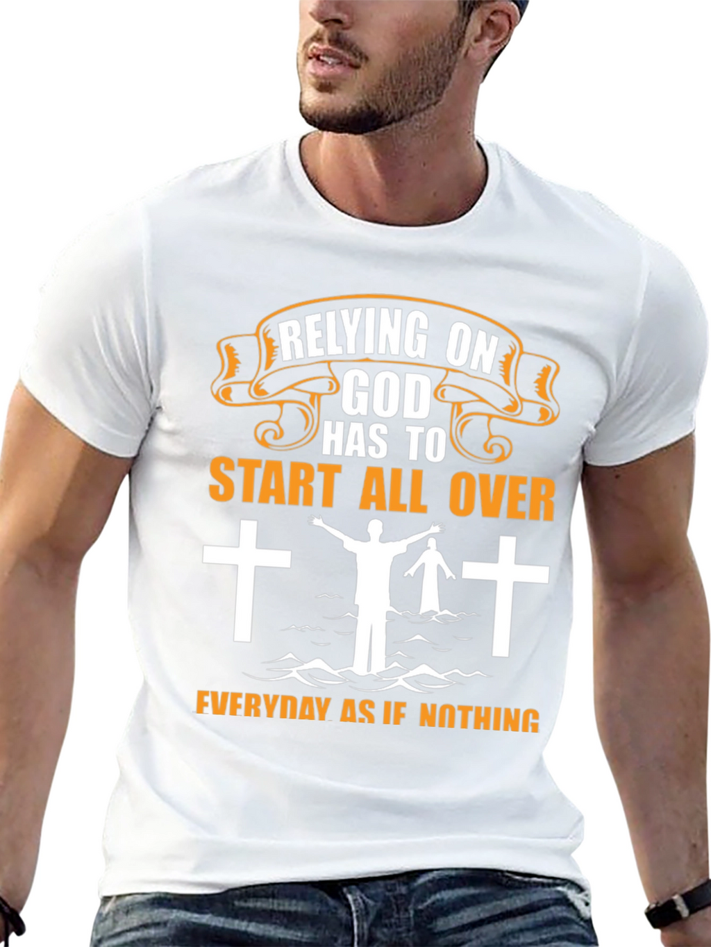 Relying on God Graphic T-Shirt