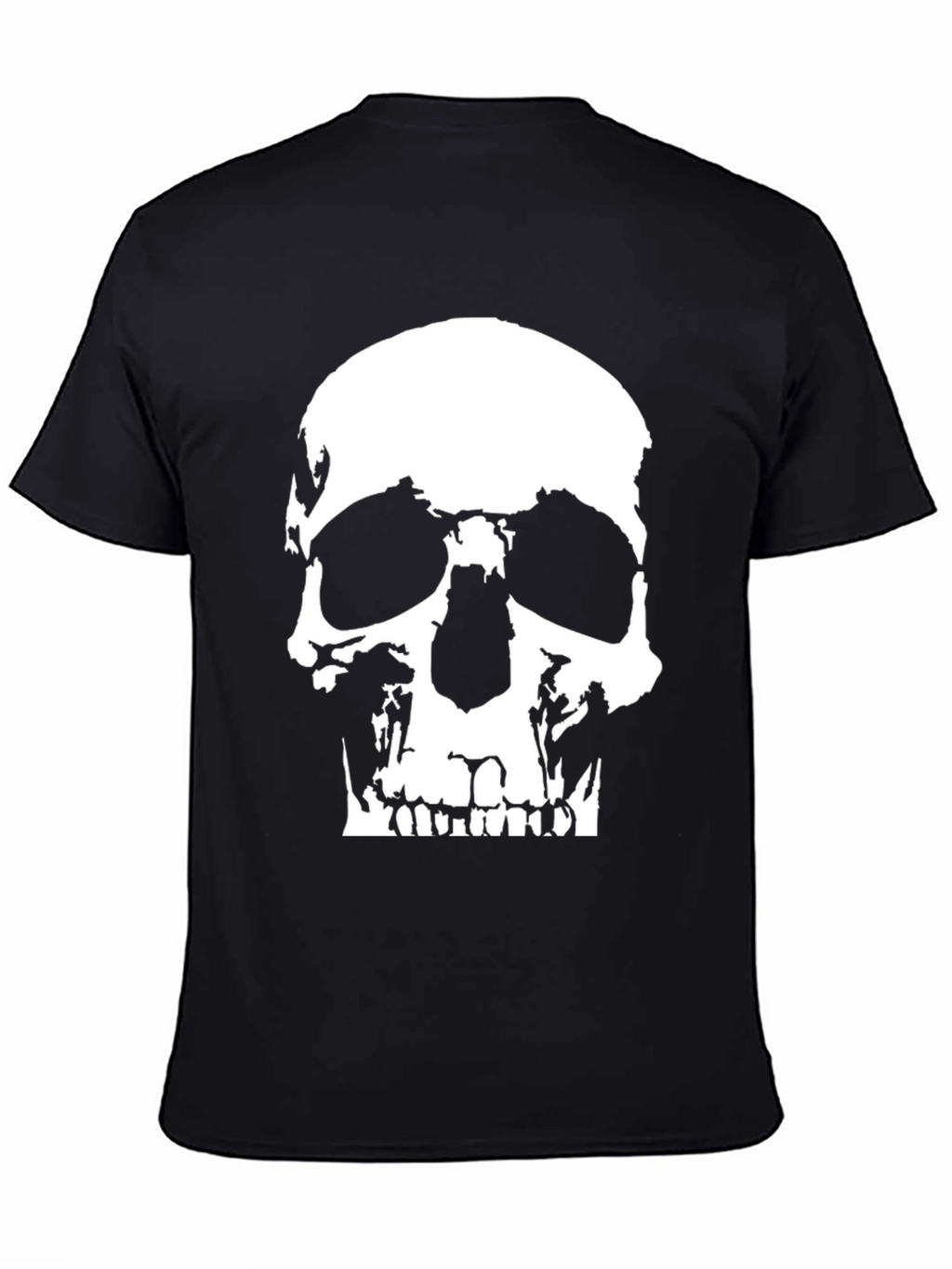 Skull Graphic T-Shirt - Bold Black Tee