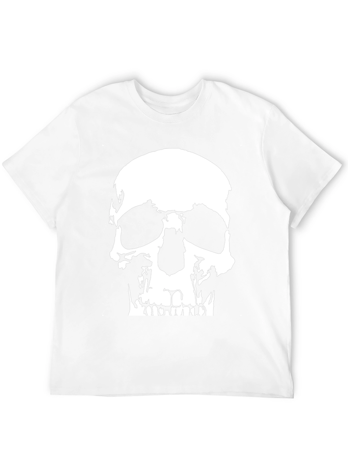 Skull Graphic T-Shirt - Bold Black Tee
