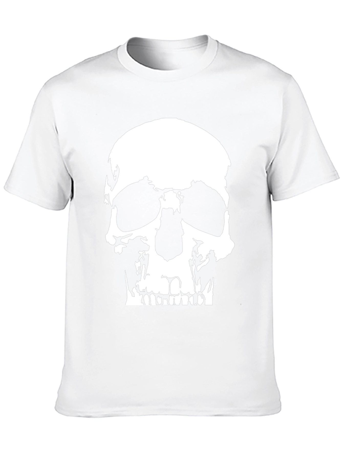 Skull Graphic T-Shirt - Bold Black Tee