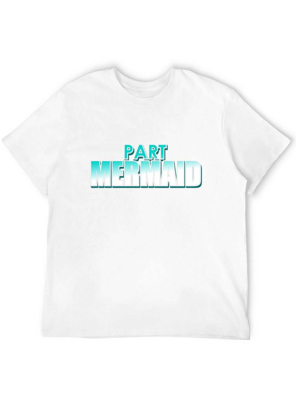 Part Mermaid Graphic T-Shirt - Black Cotton Tee