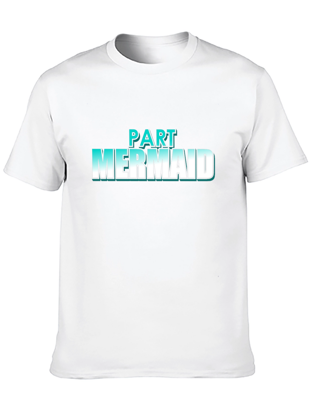 Part Mermaid Graphic T-Shirt - Black Cotton Tee