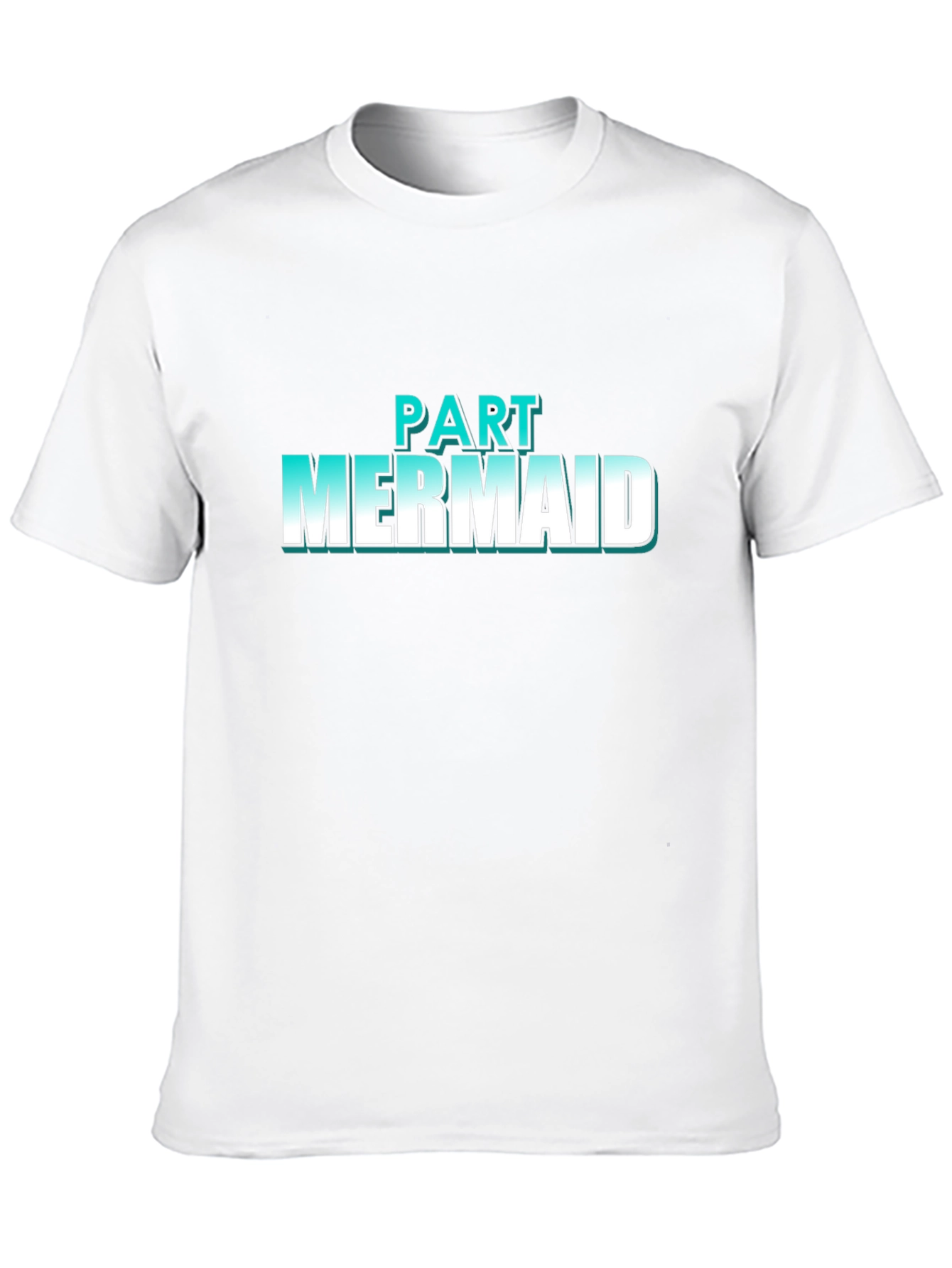 Part Mermaid Graphic T-Shirt - Black Cotton Tee
