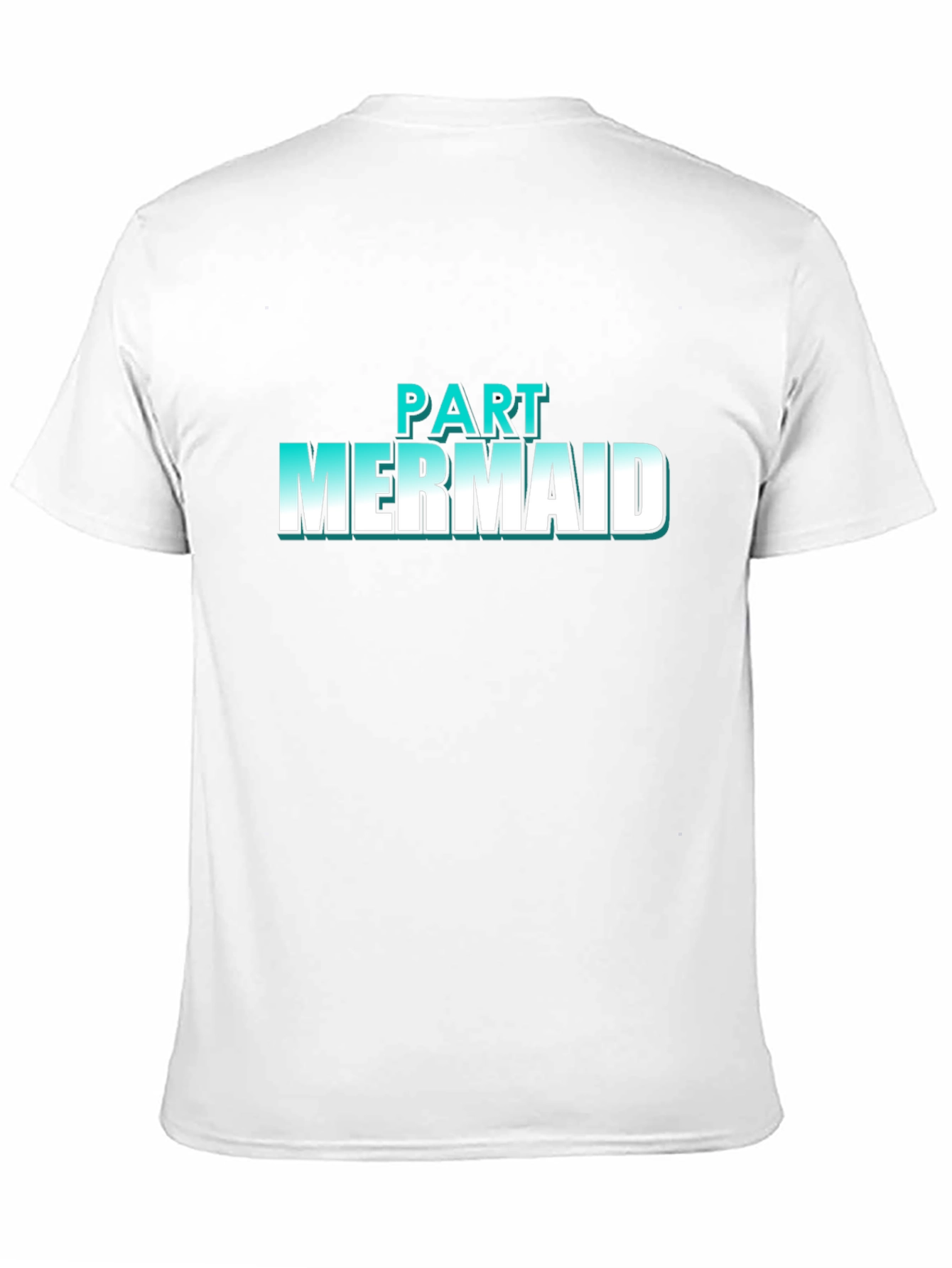 Part Mermaid Graphic T-Shirt - Black Cotton Tee