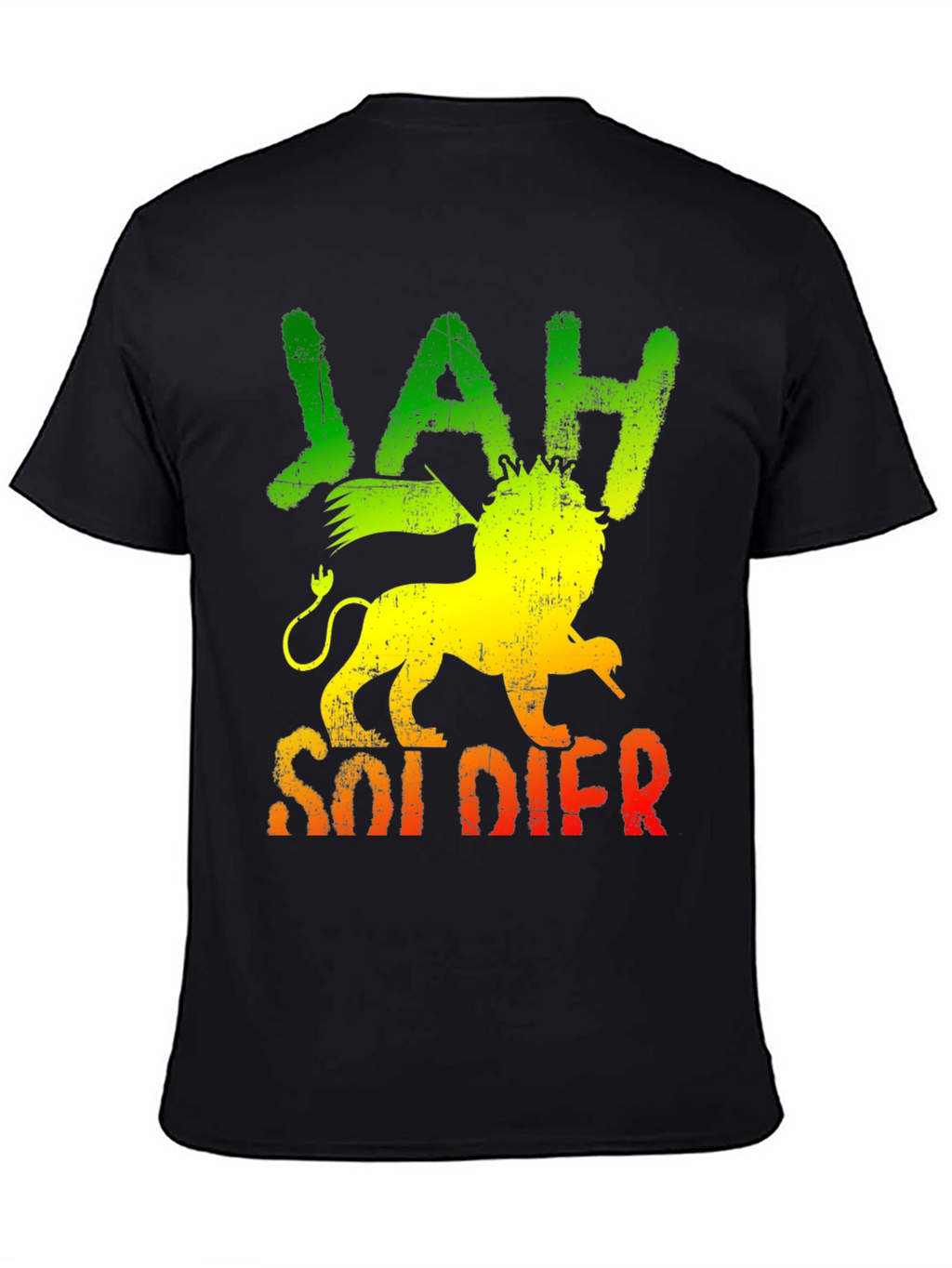 Rasta Jah Soldier Lion T-Shirt