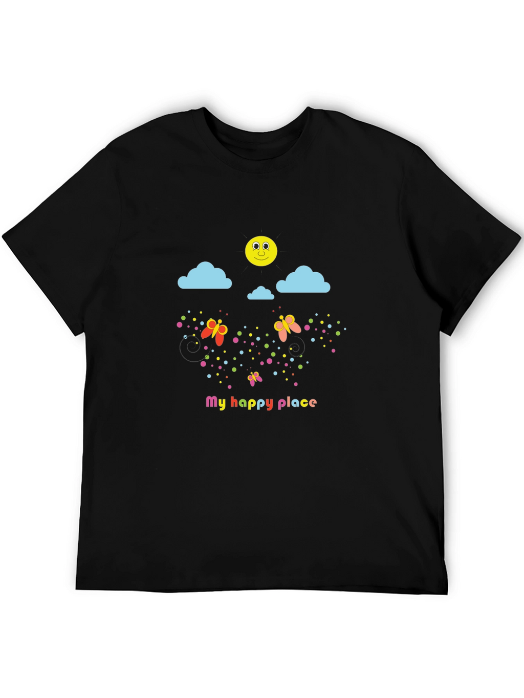 Happy Place Graphic Tee - Fun & Whimsical
