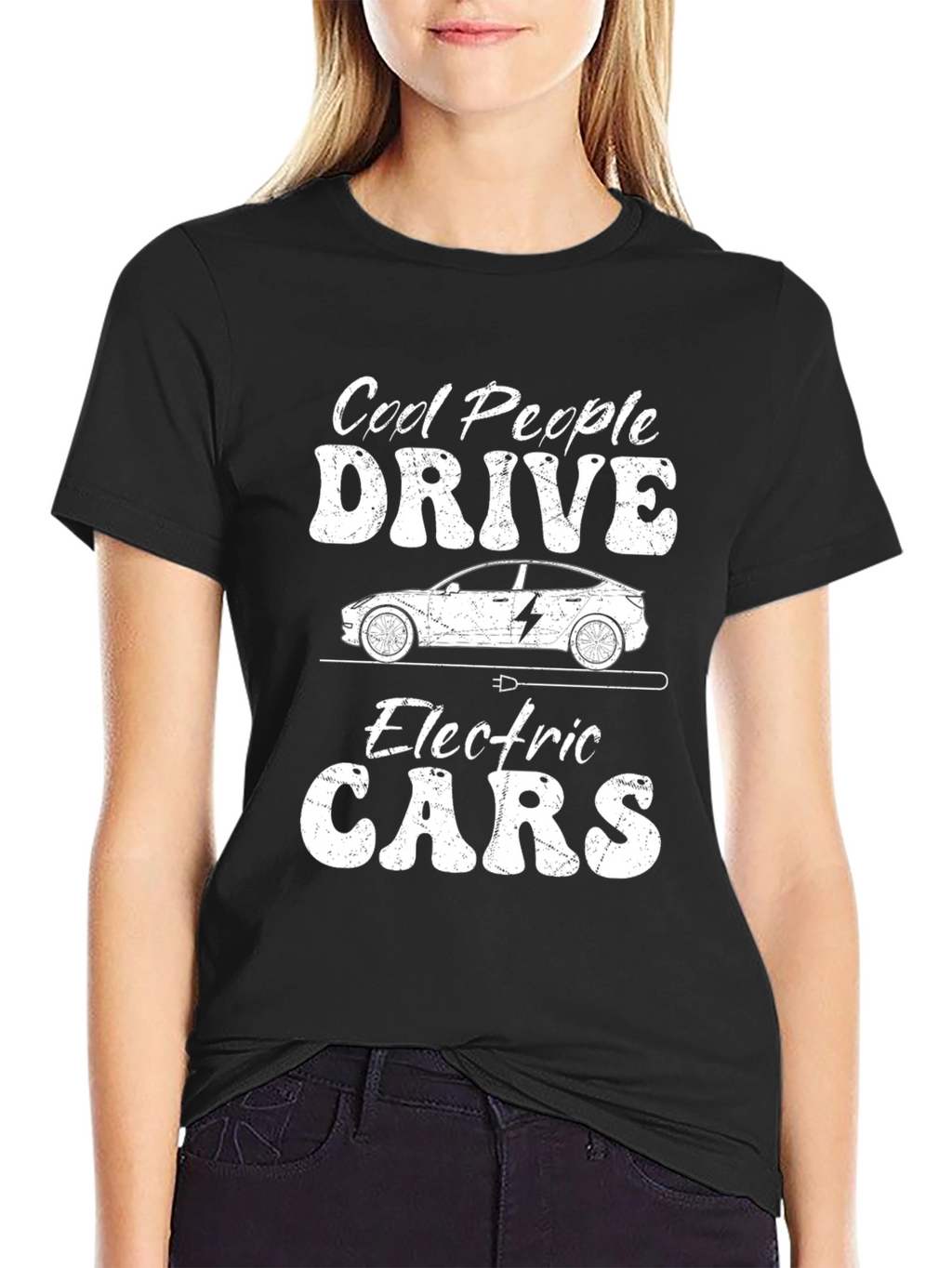 Cool People Drive Electric Cars T-Shirt