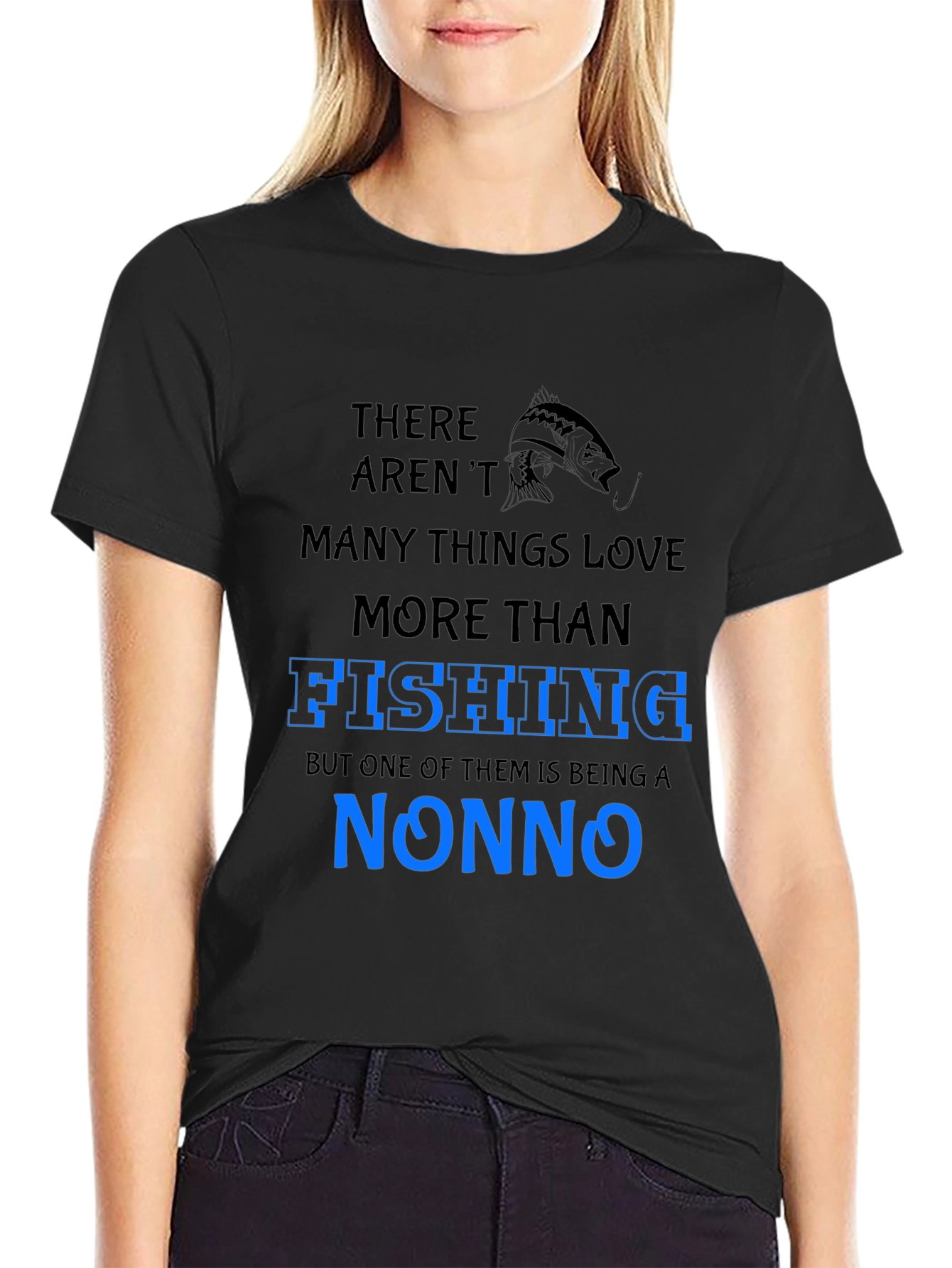 Fishing Nonno T-Shirt: Love of Fishing and Being a Nonno!