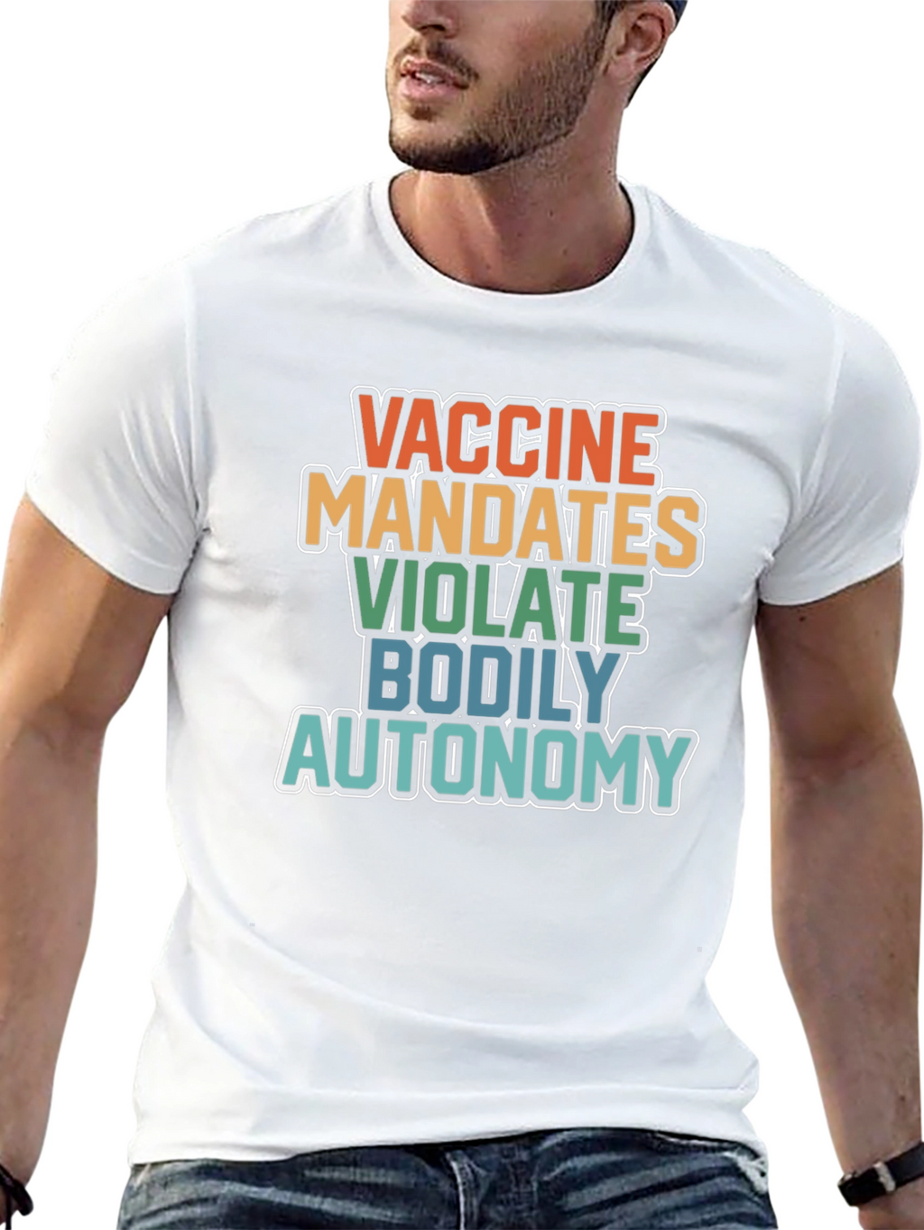 Vaccine Mandates Bodily Autonomy Graphic T-Shirt