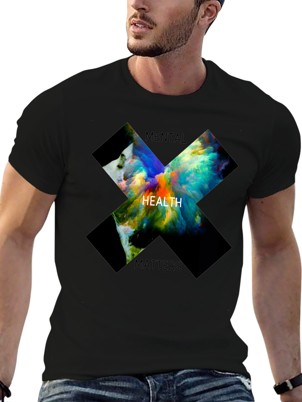 Mental Health Matters Graphic Tee - Black