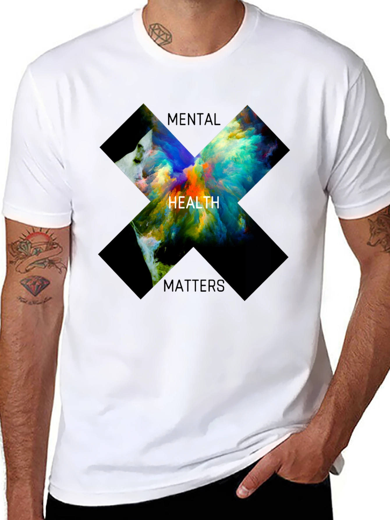 Mental Health Matters Graphic Tee - Black