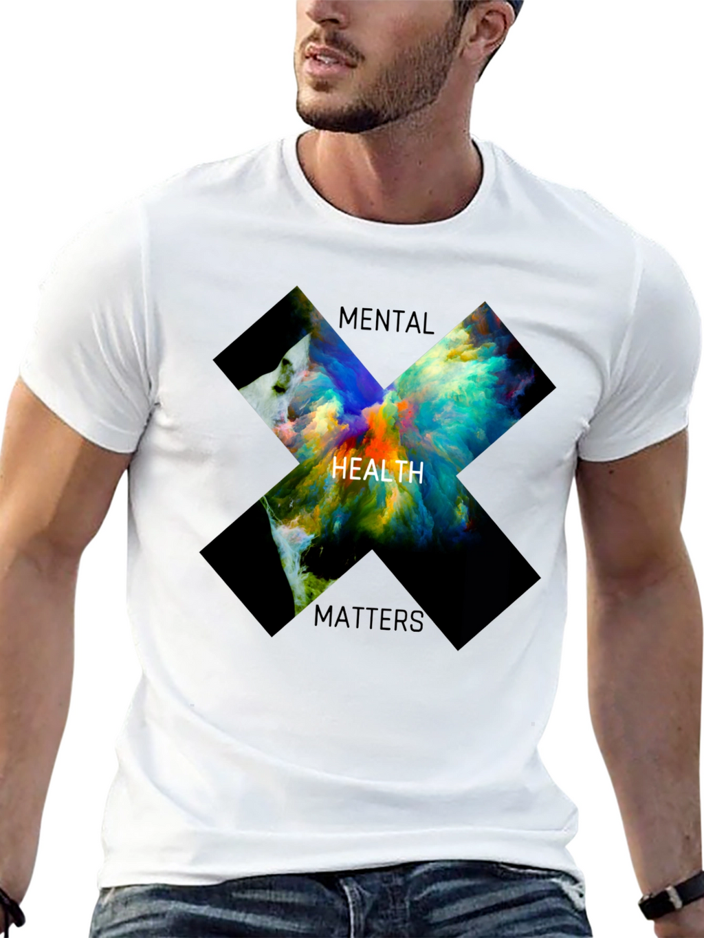 Mental Health Matters Graphic Tee - Black