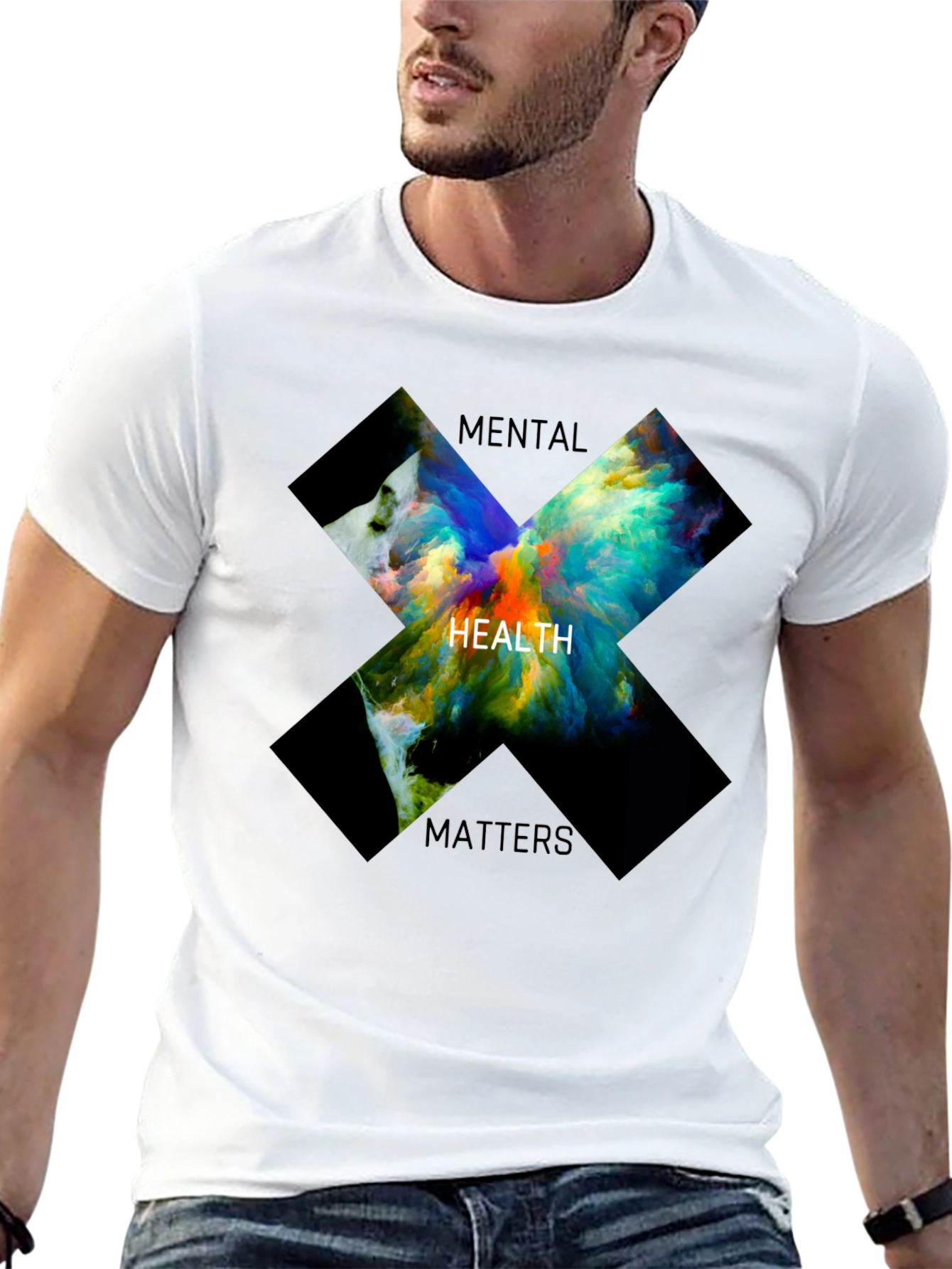 Mental Health Matters Graphic Tee - Black