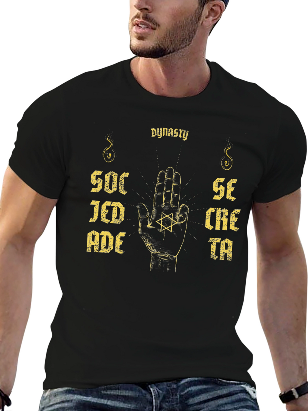 Dynasty Secret Society Graphic Tee - Black