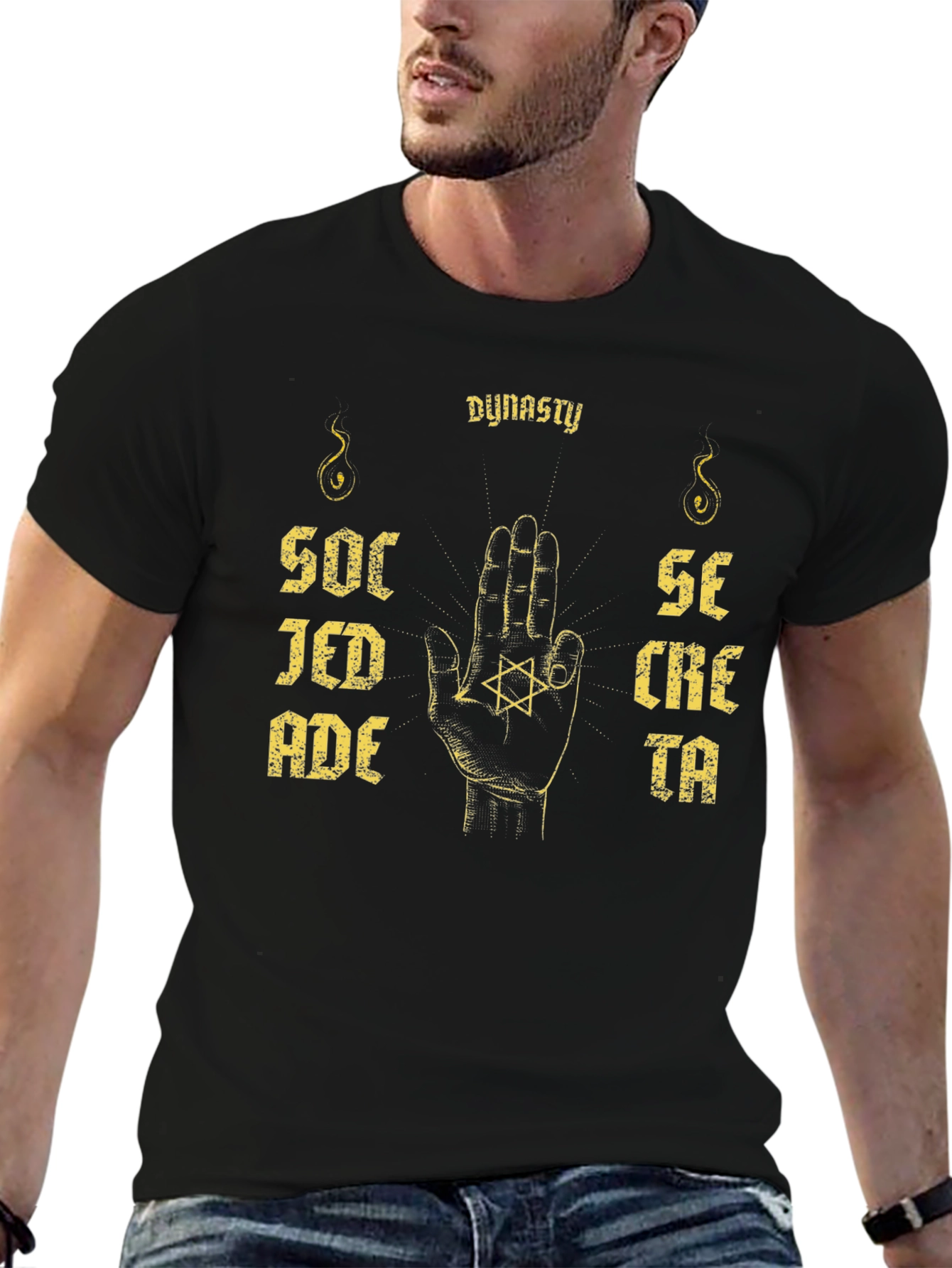 Dynasty Secret Society Graphic Tee - Black