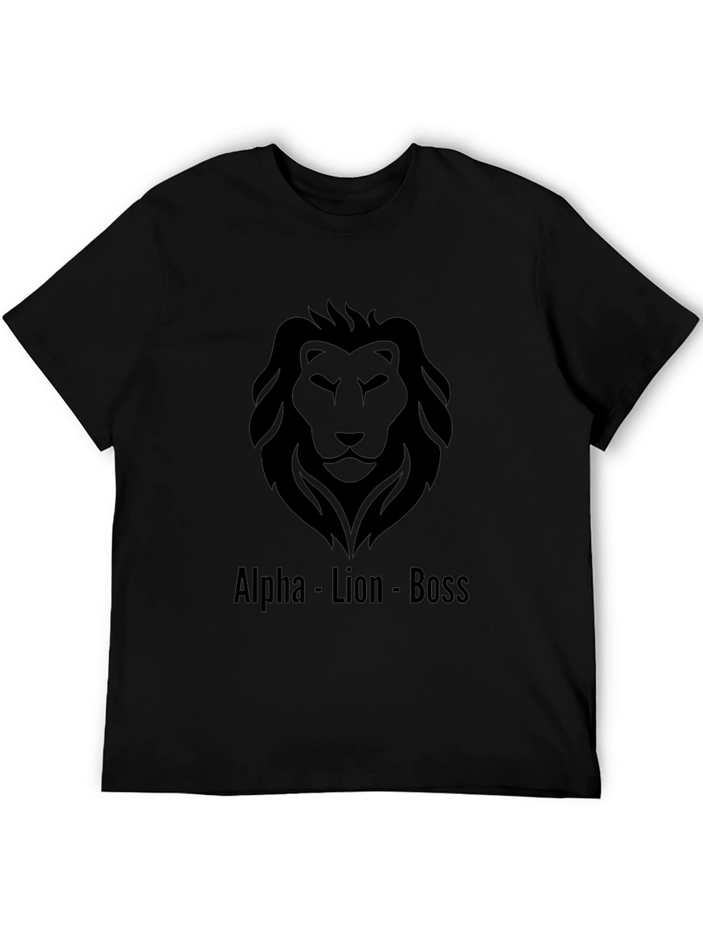 Alpha Lion Boss Graphic Tee - Black