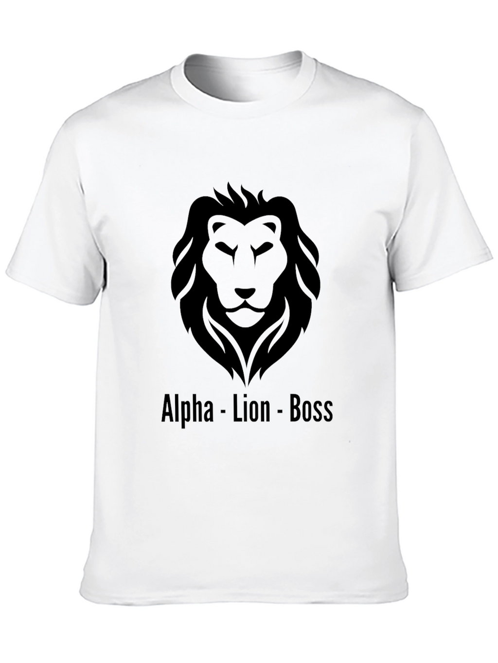 Alpha Lion Boss Graphic Tee - Black