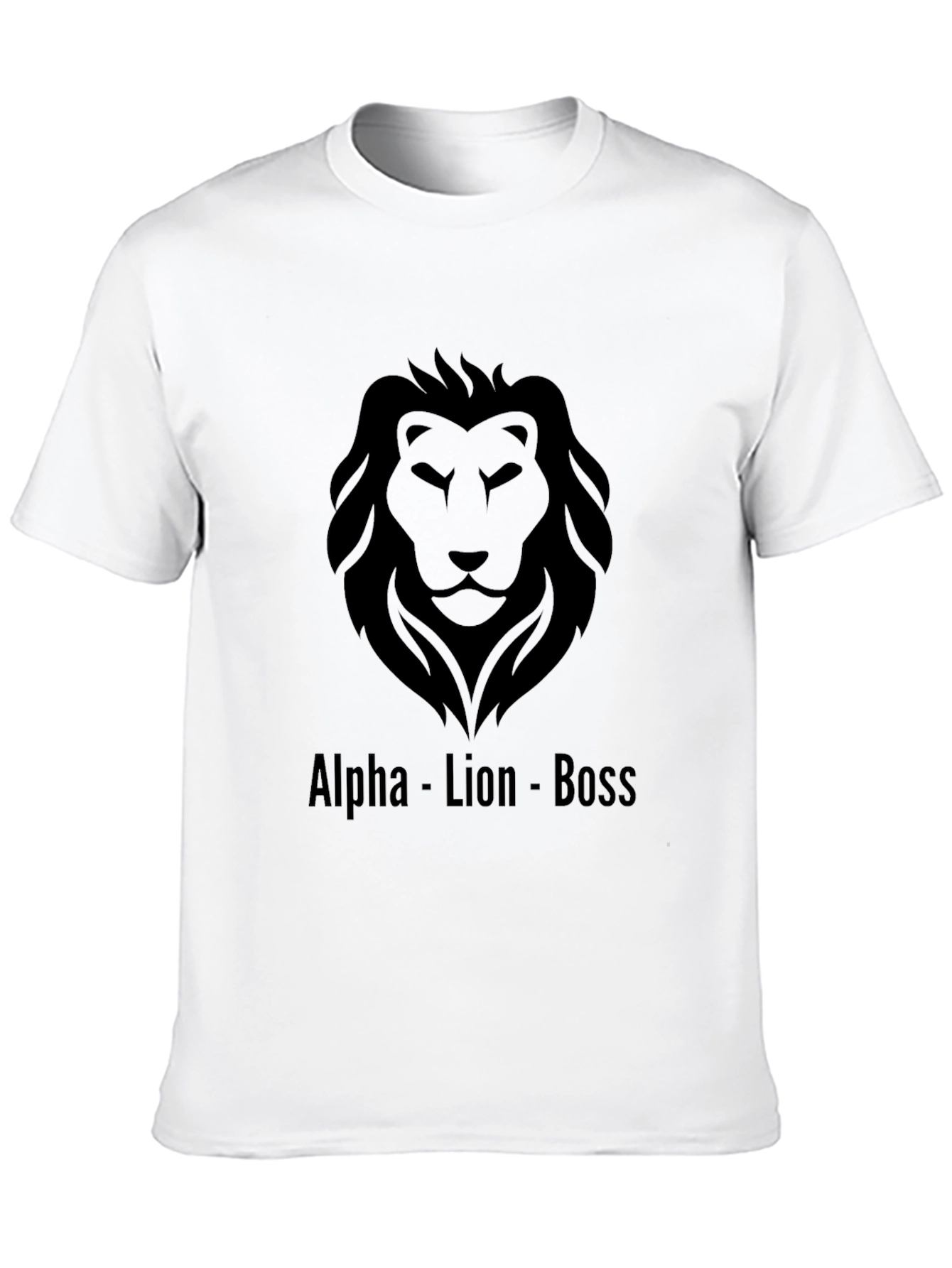 Alpha Lion Boss Graphic Tee - Black