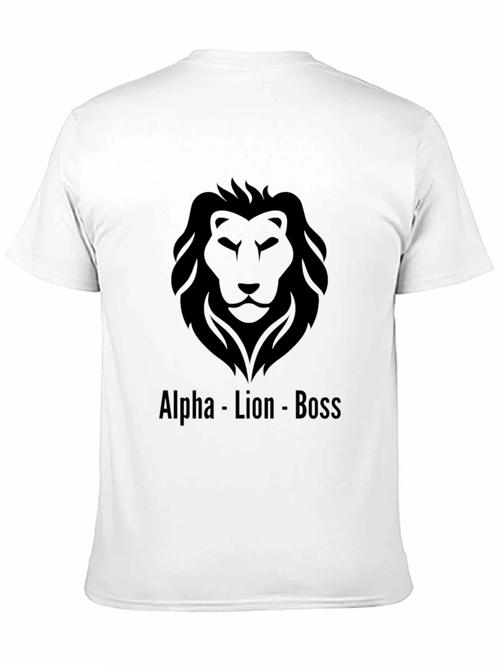 Alpha Lion Boss Graphic Tee - Black